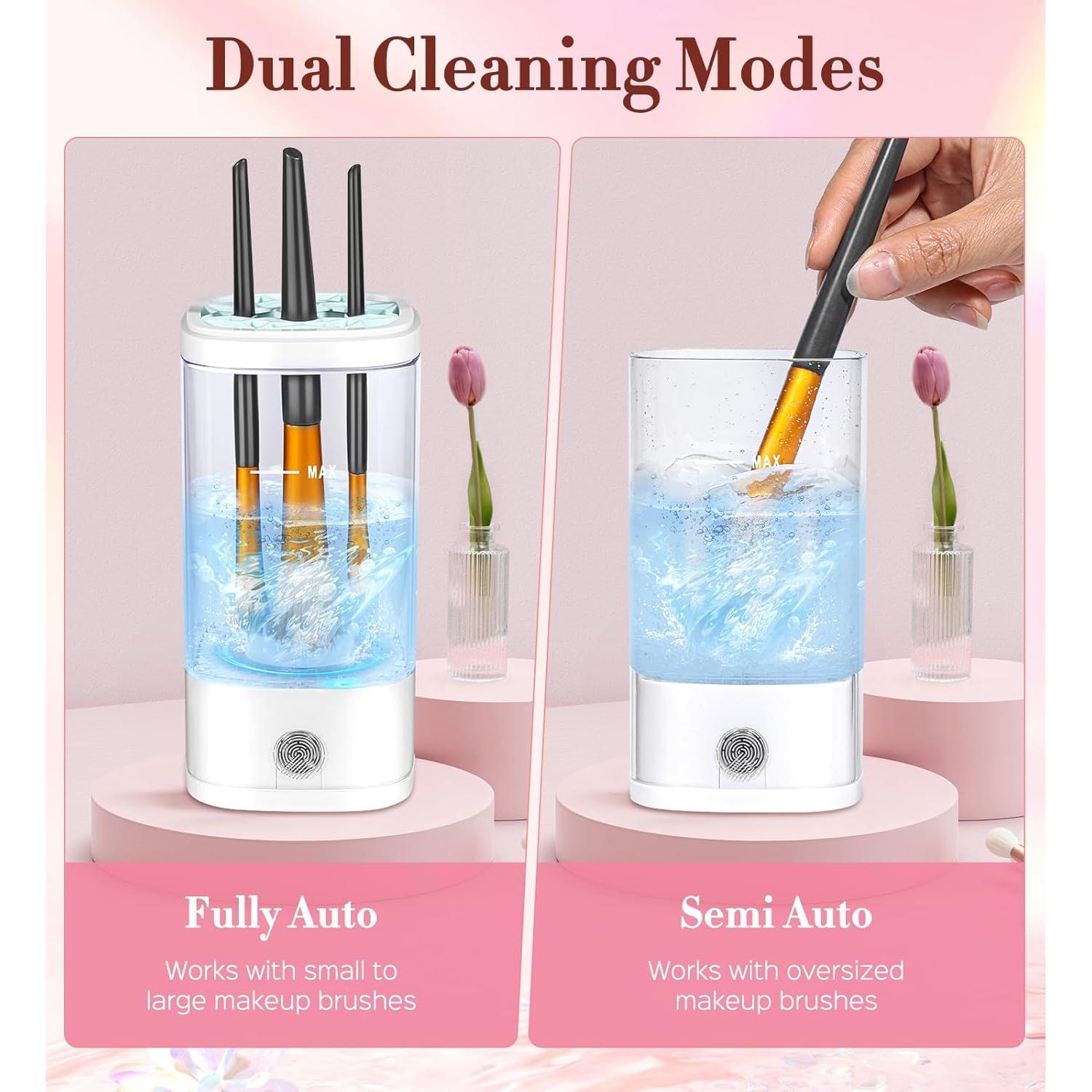 Limpiador Eléctrico de Brochas de Maquillaje HITDLTSC 7000 RPM