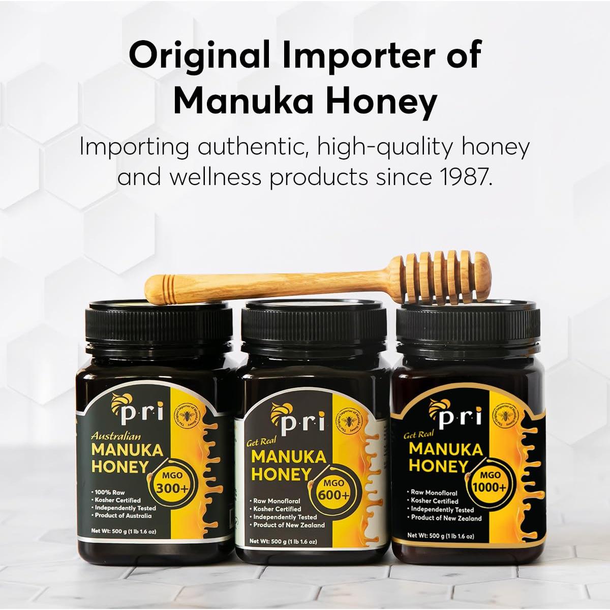 Miel de Manuka Cruda PRI MGO 200+ 250g Nueva Zelanda