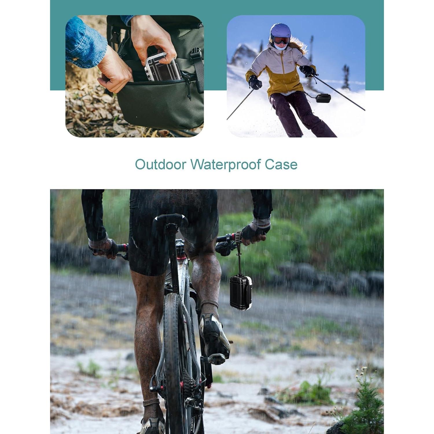 Caja Impermeable Mini Avlcoaky 12.7x7.6x5.1cm Negra