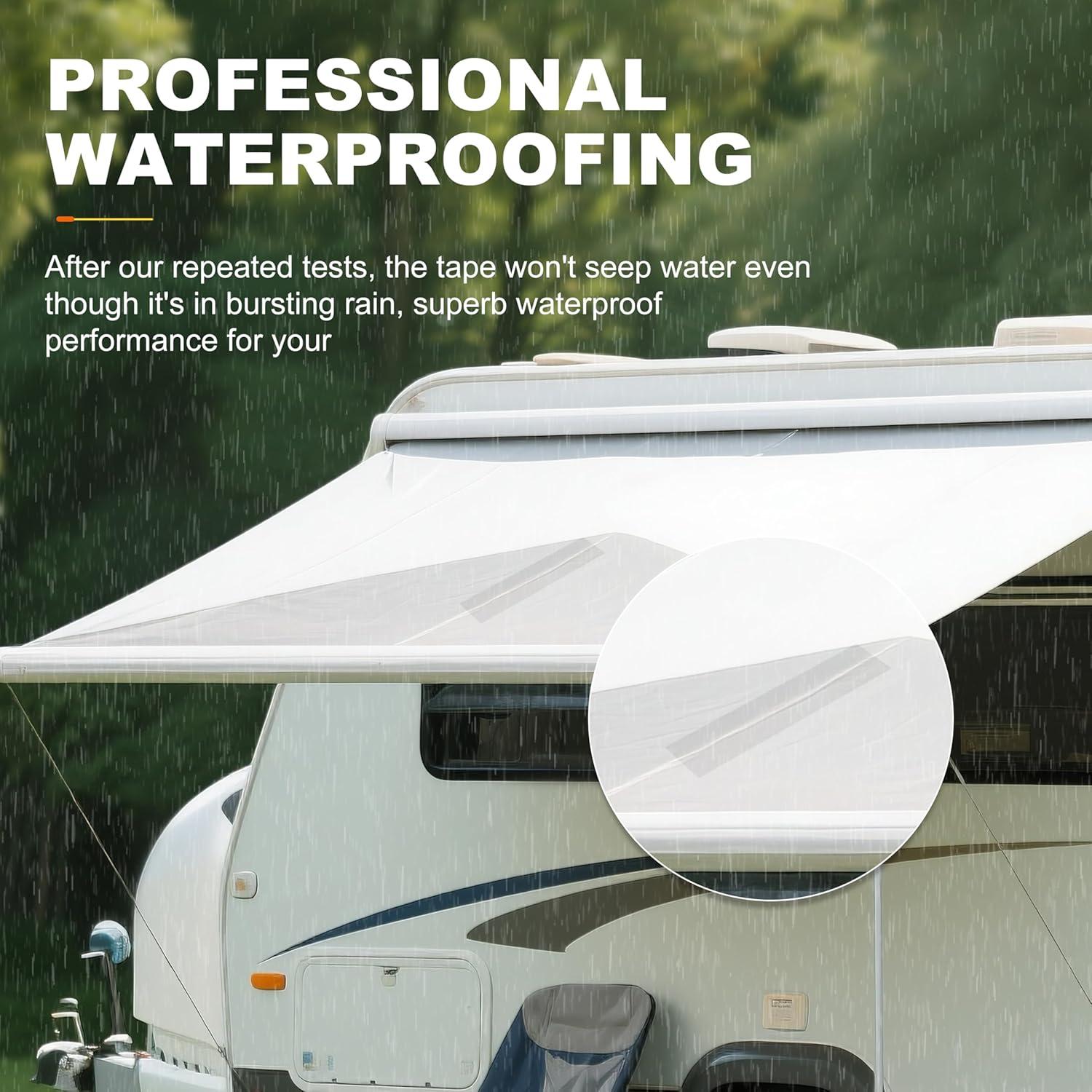 Cinta de Reparación Impermeable TIANLDD 0.71m x 9.14m Negra