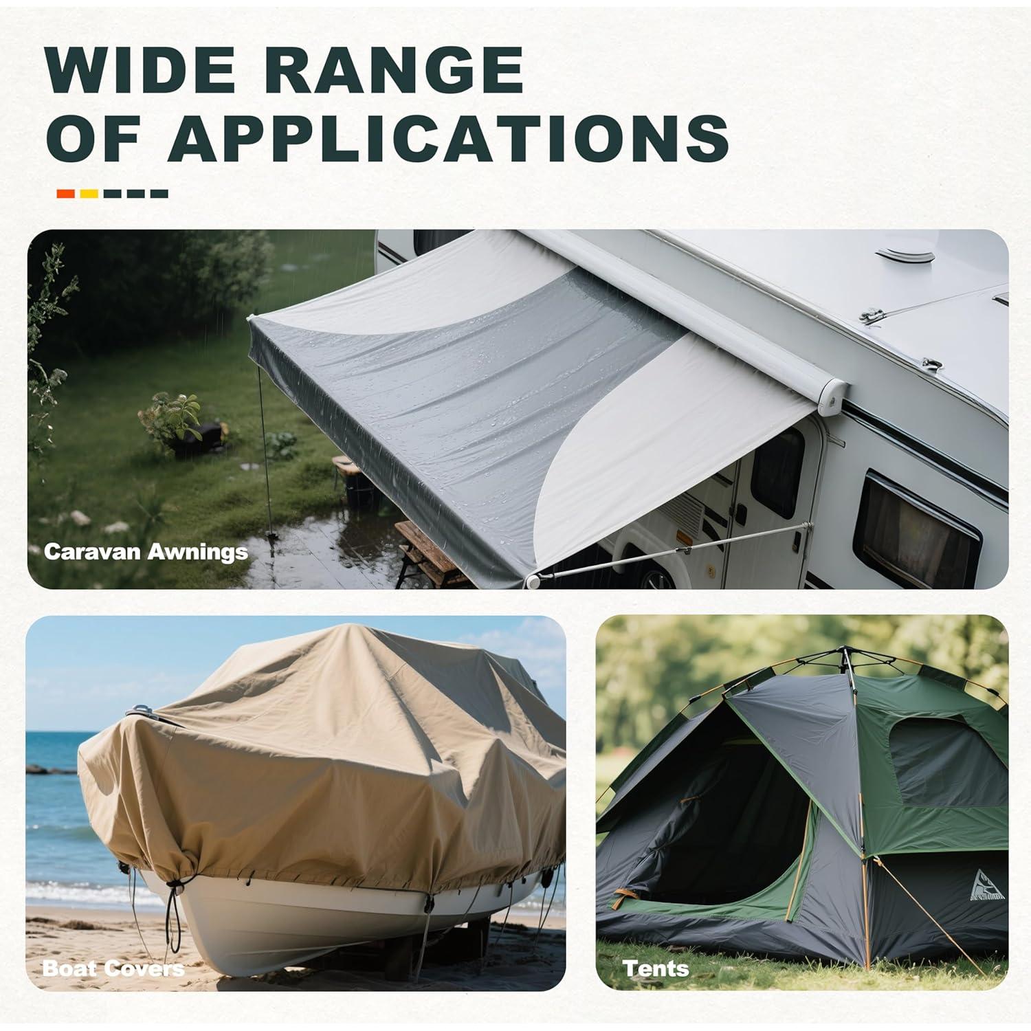 Cinta de Reparación Impermeable TIANLDD 0.71m x 9.14m Negra