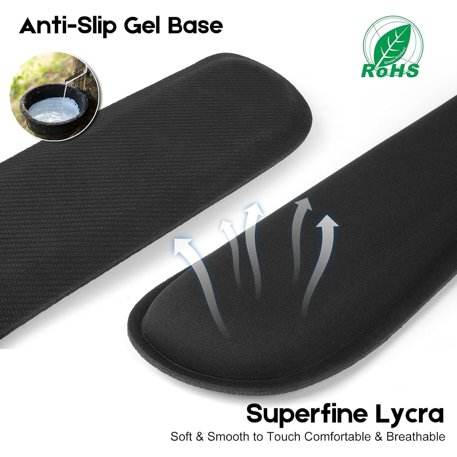 Juego de Alfombrillas de Ratón PFTGFT XXL Ergonómica 3 Piezas