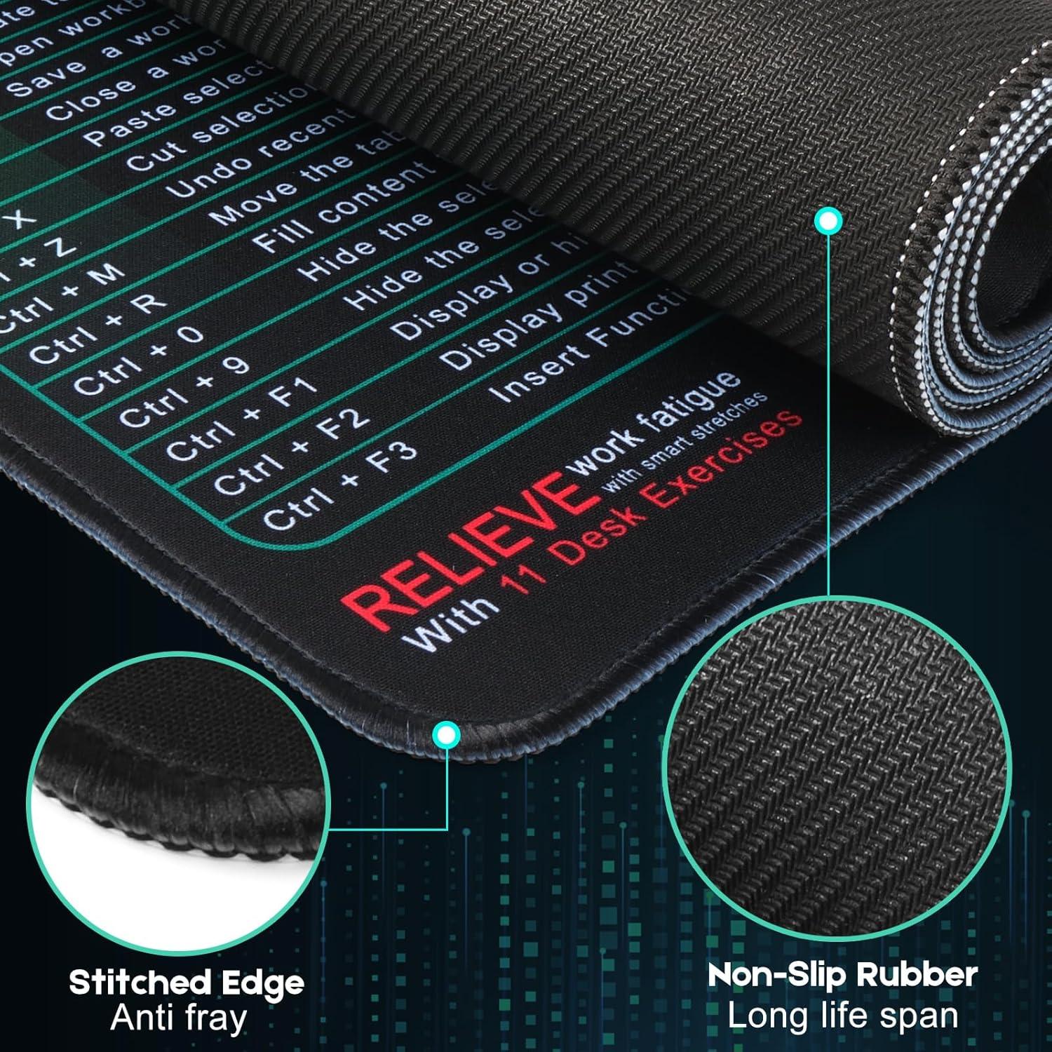 Juego de Alfombrillas de Ratón Ergonómicas PFTGFT XXL 3 Piezas