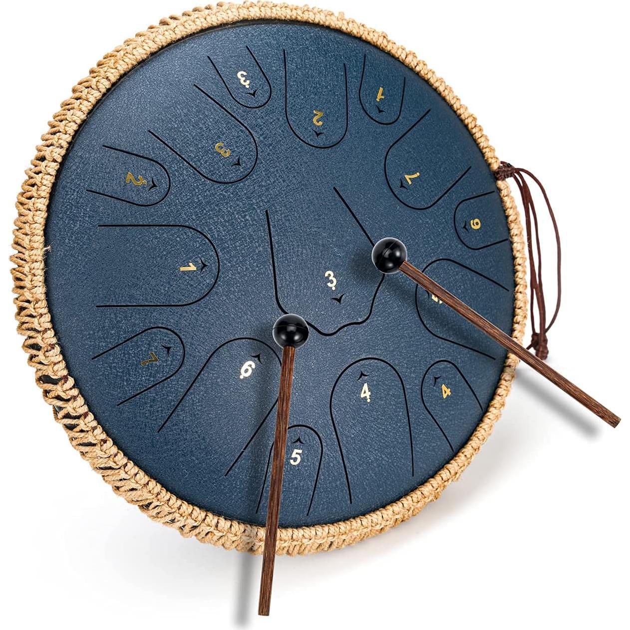 Tambor de Lengua de Acero ChunFeng 35.5 cm 15 Notas Azul