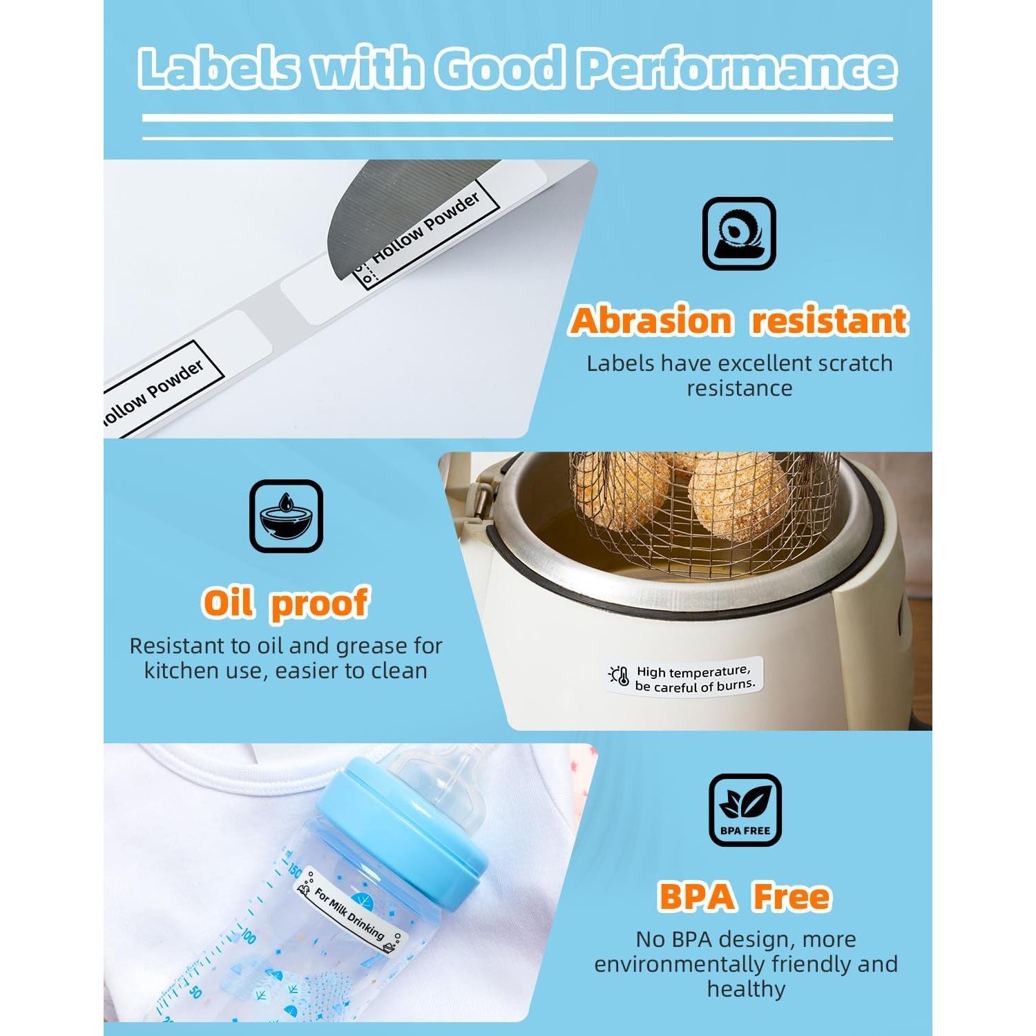 3 Rollos Cinta de Etiquetas Odolpin 14x30mm Transparente