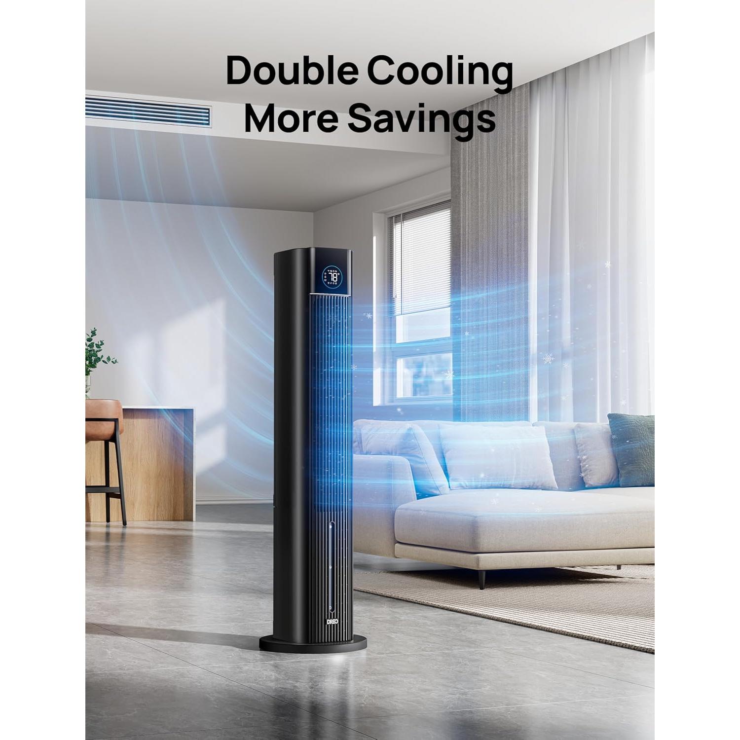 Enfriador Evaporativo Dreo IceWind 712S 6L Control APP Negro