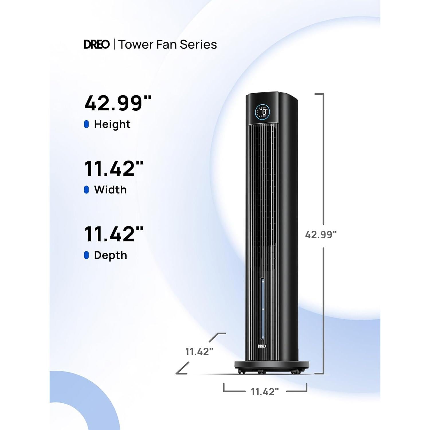 Enfriador Evaporativo Dreo IceWind 712S 6L Control APP Negro