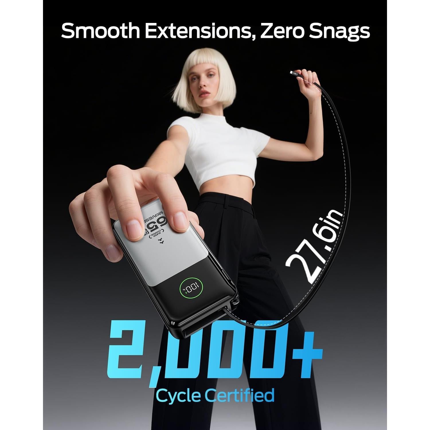 Cargador Portátil 20000mAh Speed Move 65W USB-C Integrado