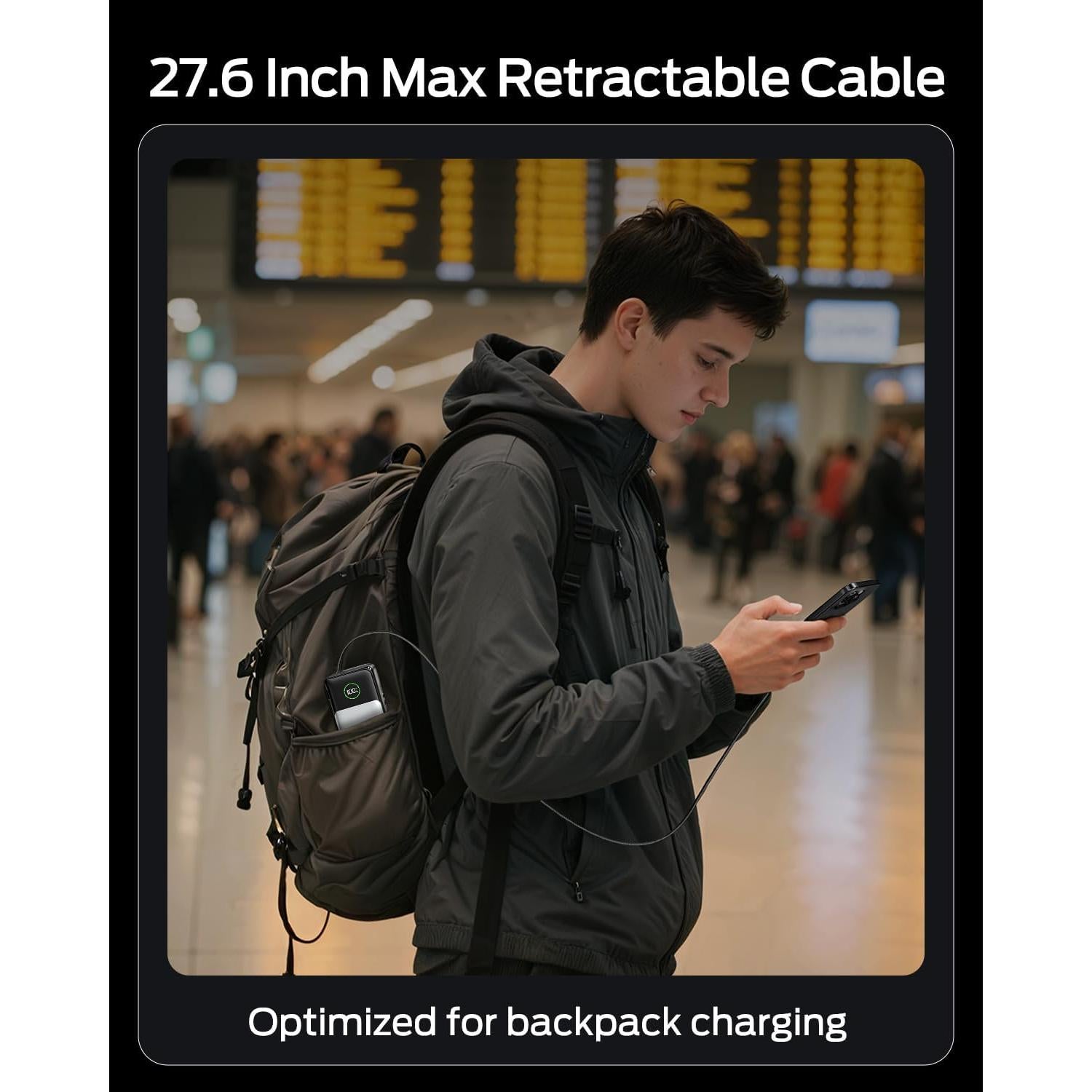 Cargador Portátil 20000mAh Speed Move 65W USB-C Integrado