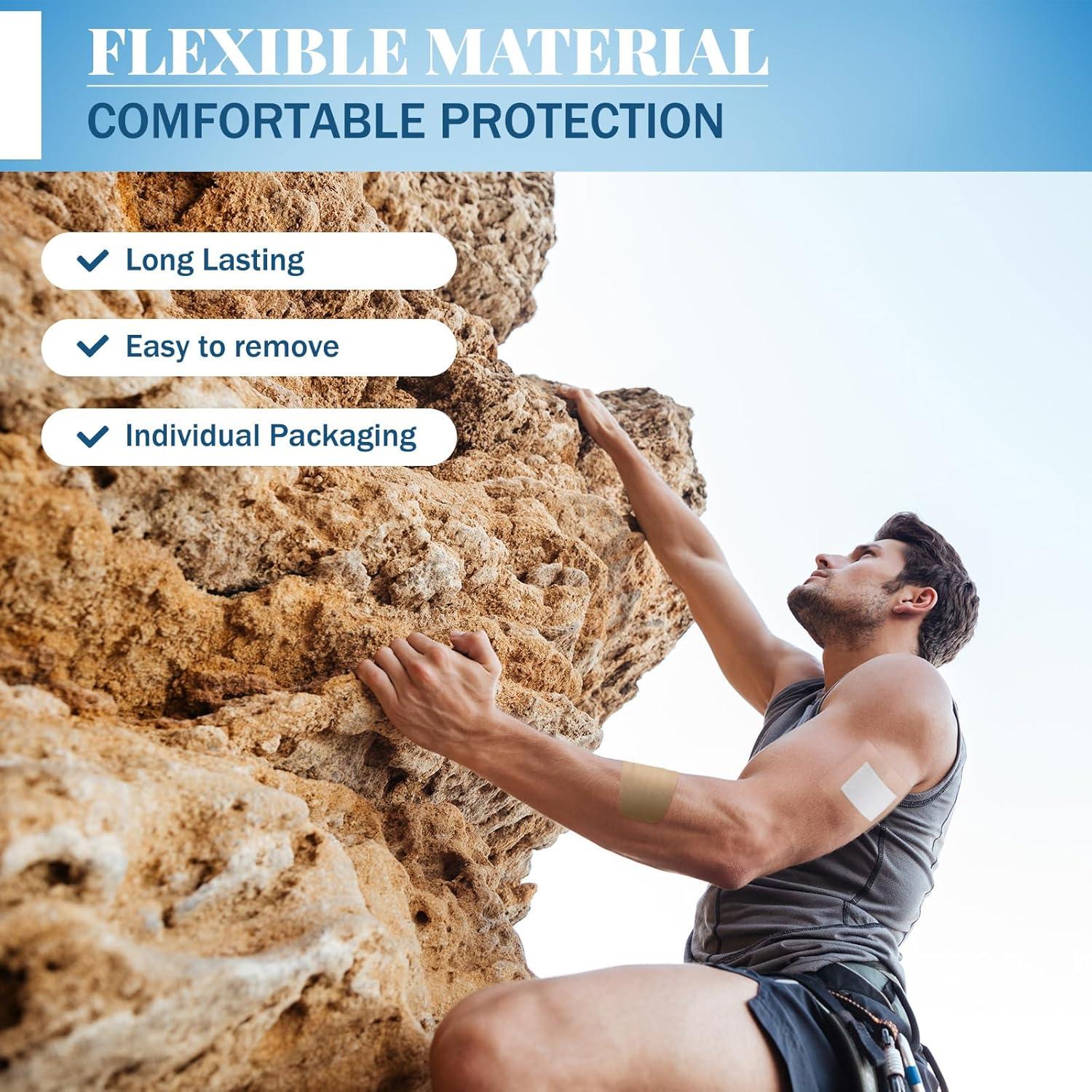 300 Vendajes Adhesivos Estériles Geiserailie Variados para Primeros Auxilios