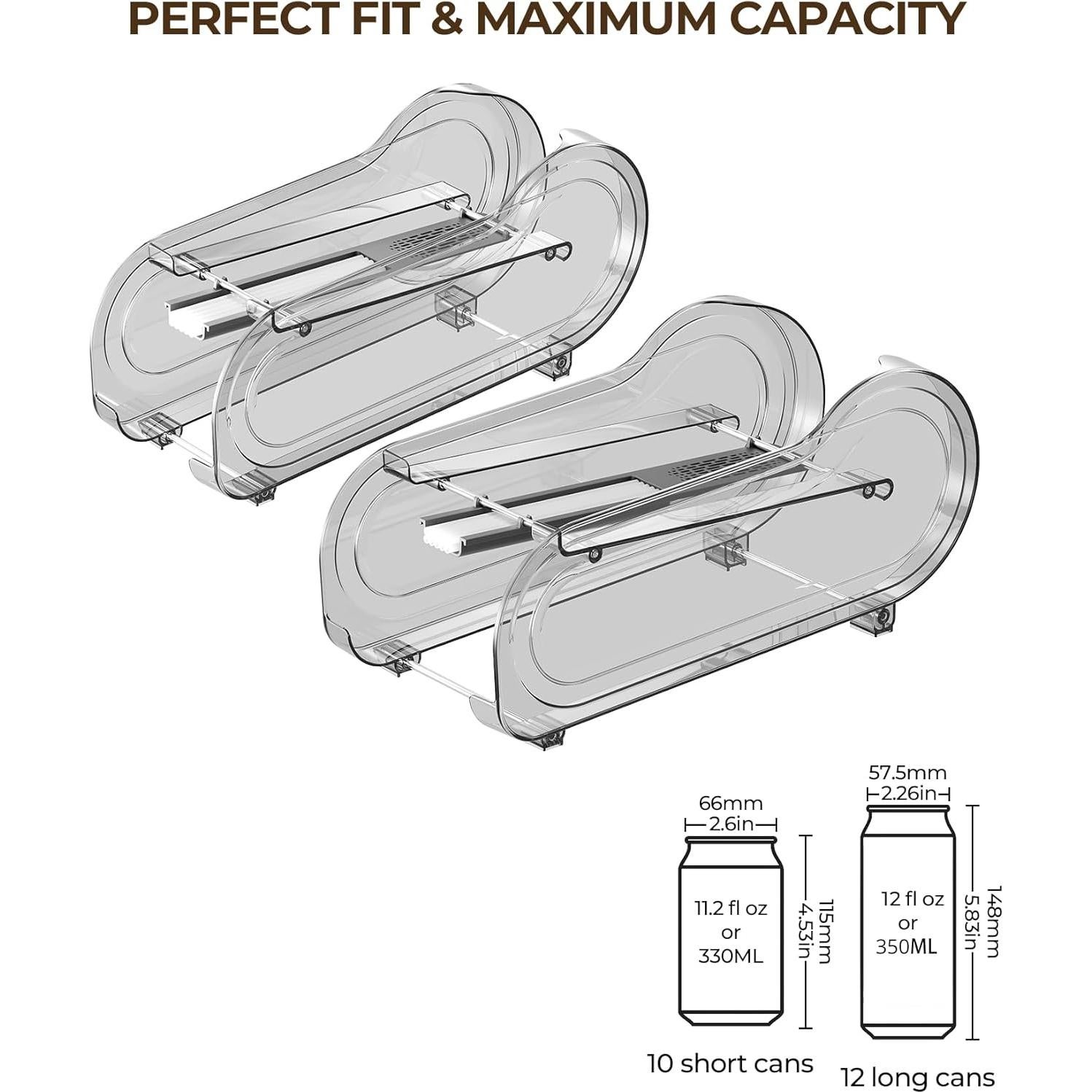 Organizador de Latas para Nevera GoldOath - 4 Piezas