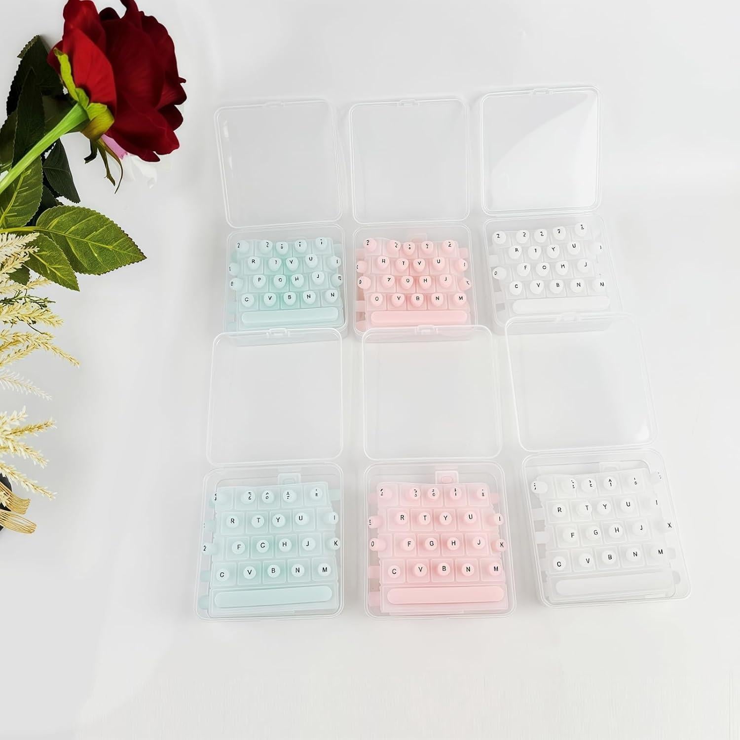 Cubierta de Teclado Silicona Ergonomica Verde para MacBook