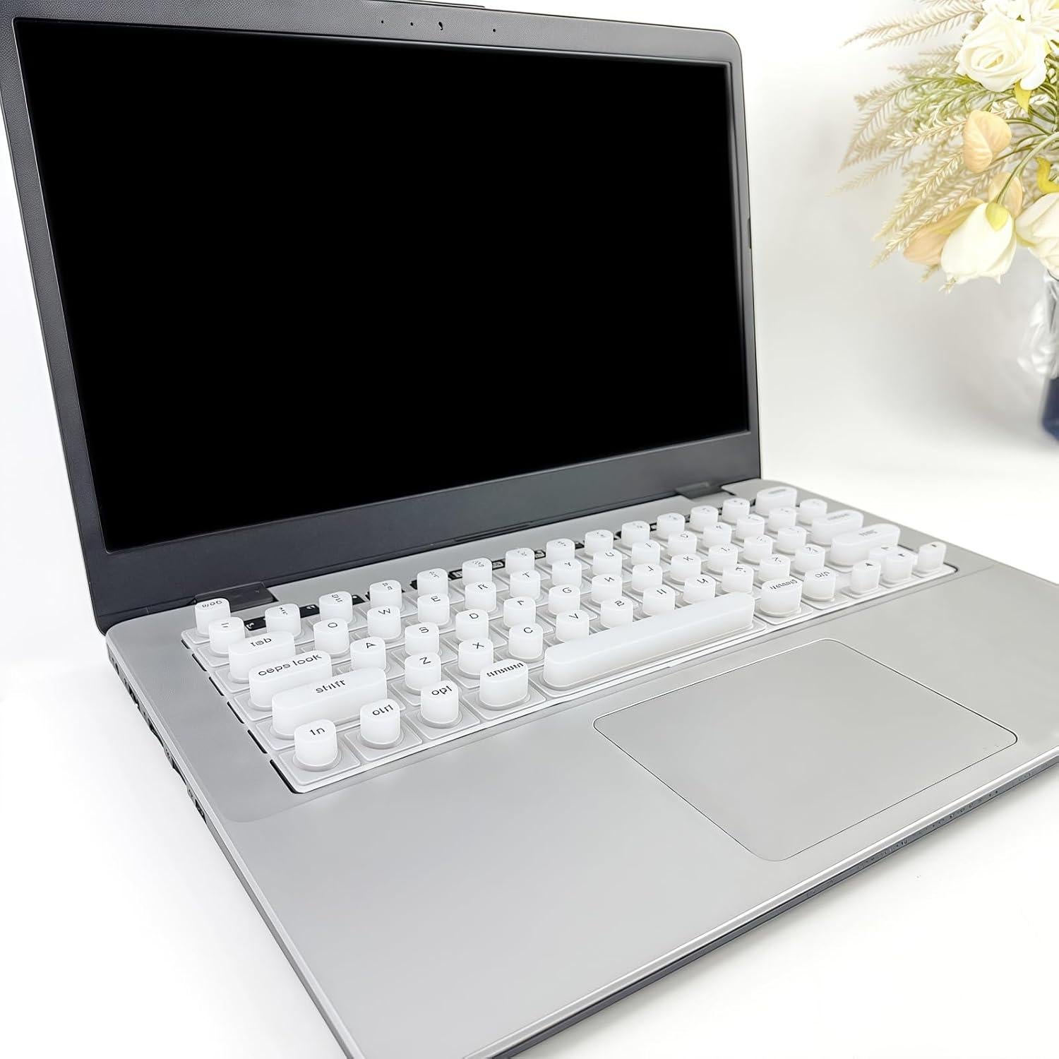 Cubierta de Teclado Silicona Ergonomica Verde para MacBook