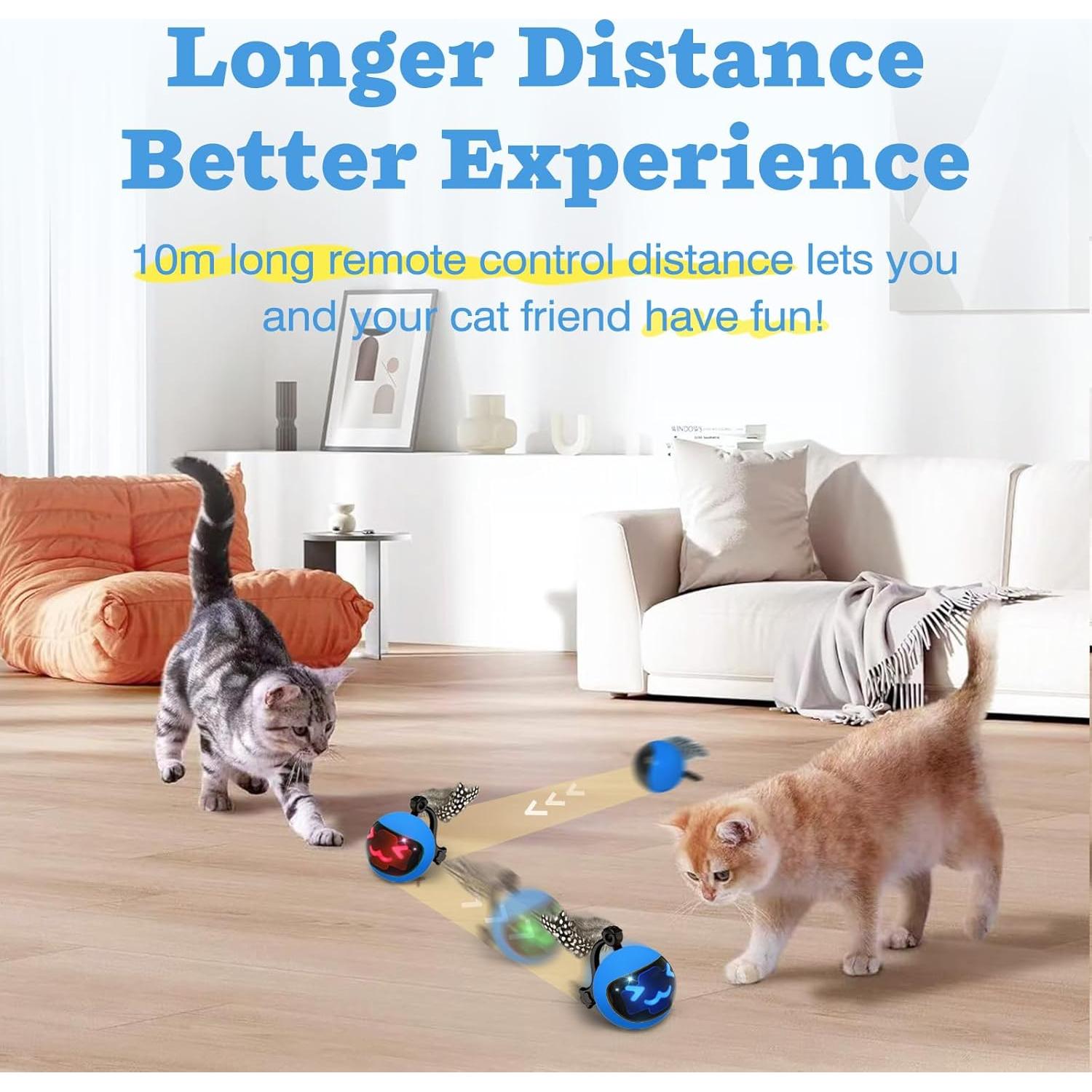 Juguete Interactivo para Gatos CUATRO ÁNGELES con Control Remoto