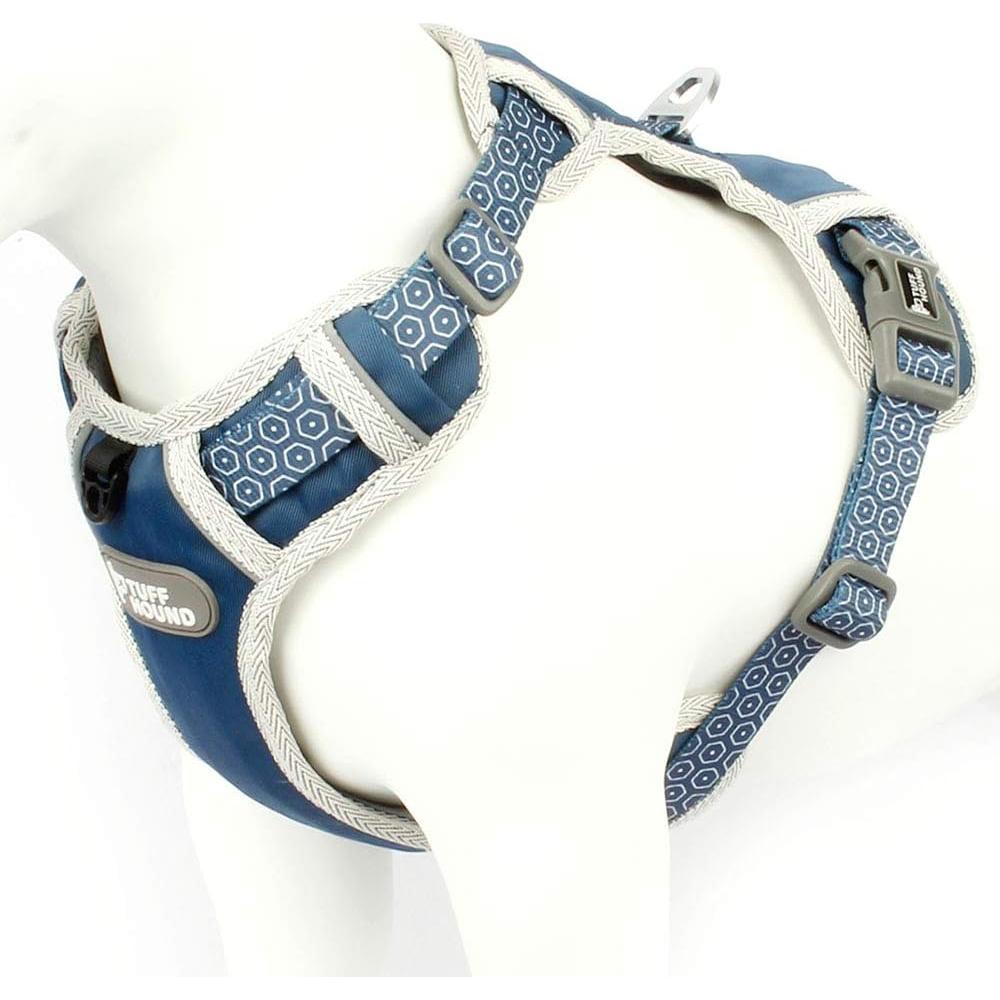 Arnés para Perro Tuff Hound Ajustable Reflectante Azul S
