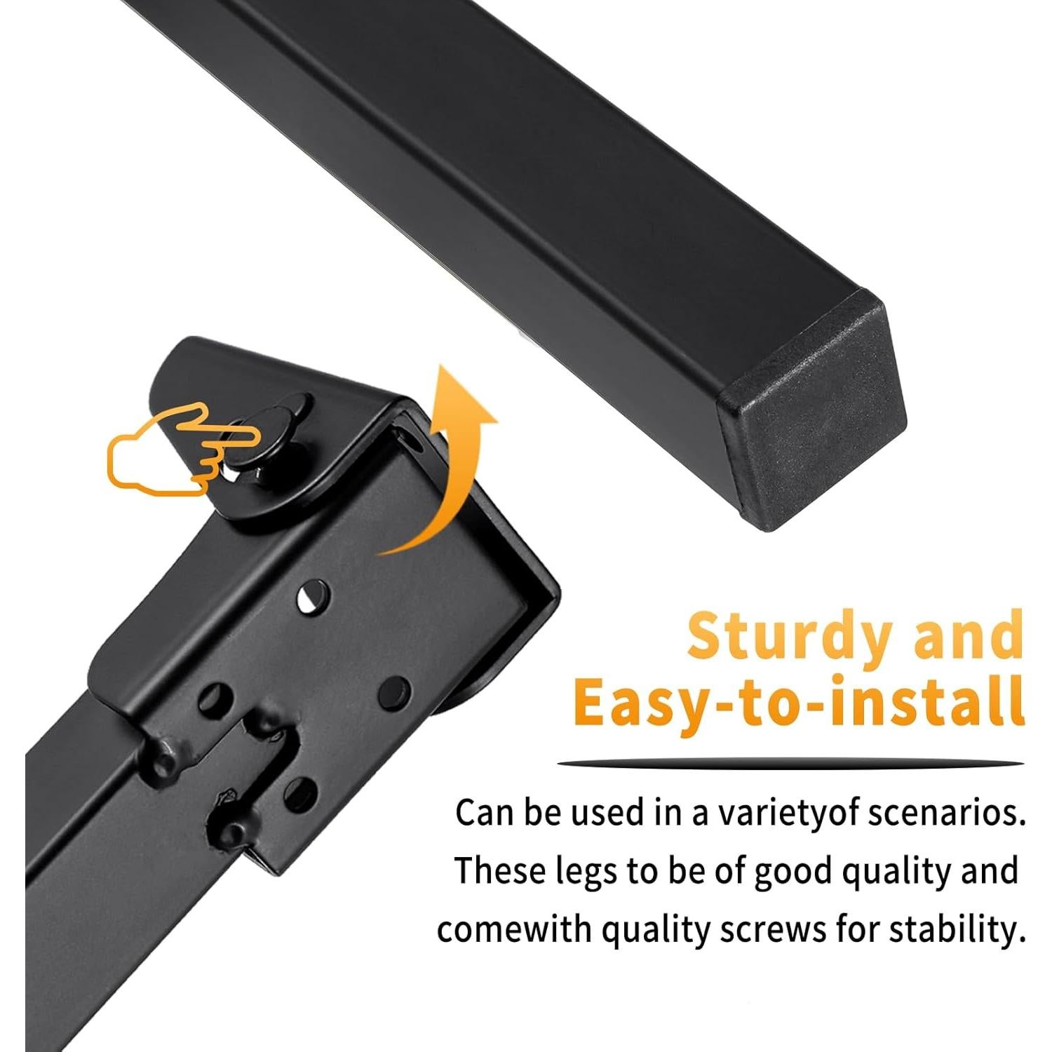 Patas de Mesa Plegables O.HSNYIU 15 cm Alta Resistencia 450 kg