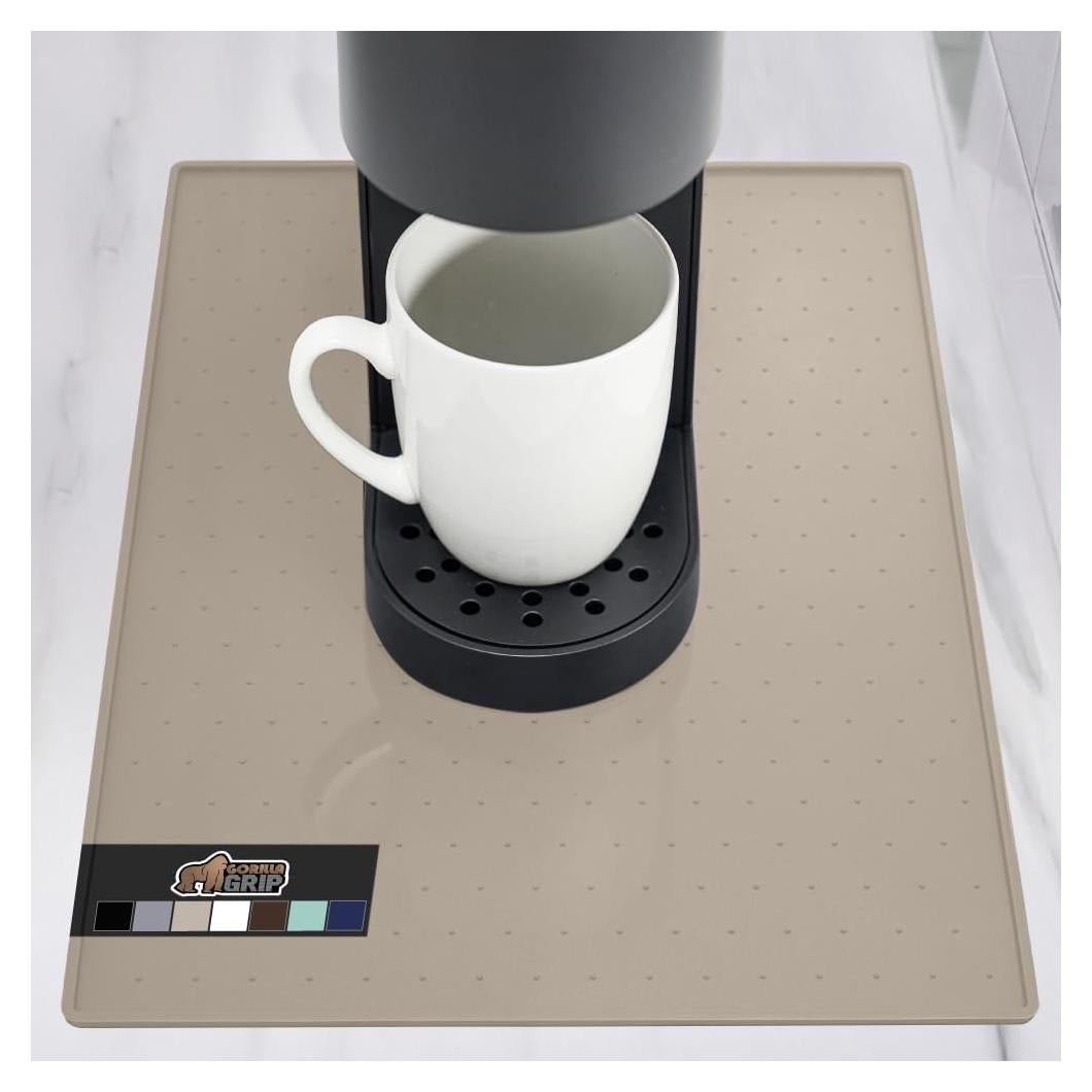 Mate de Café de Silicona Gorilla Grip 25.4x35.6 cm Almendra