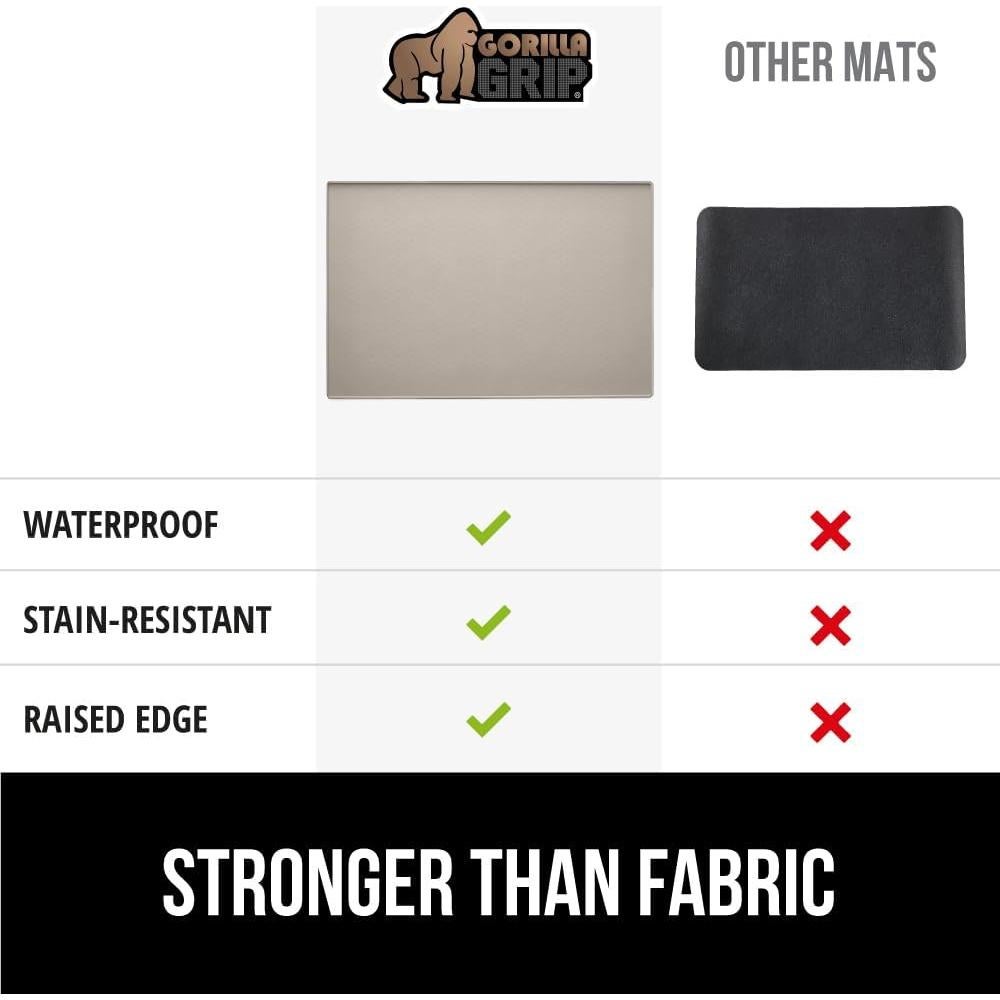 Mate de Café de Silicona Gorilla Grip 25.4x35.6 cm Almendra