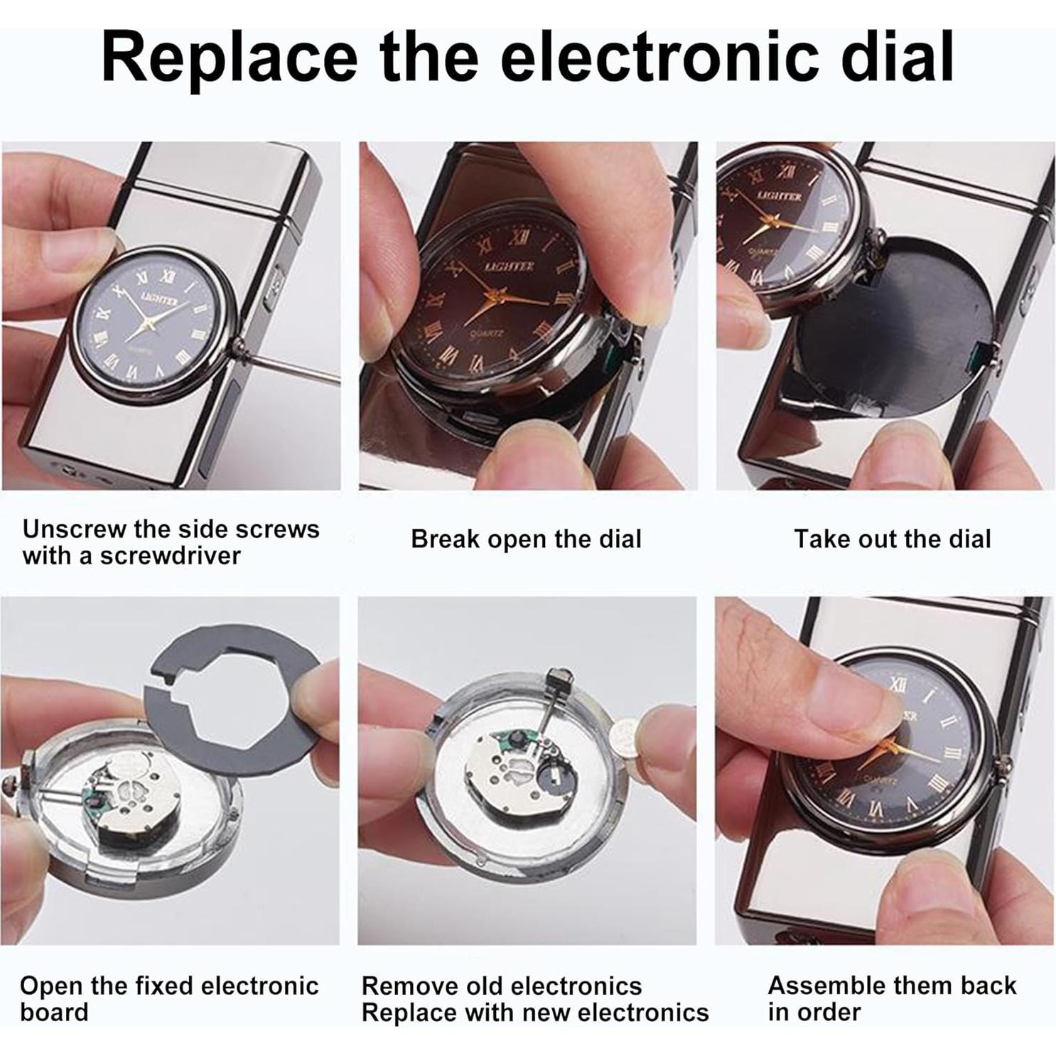 Encendedor Eléctrico Recargable AnmaLabs Dragón Negro con LED