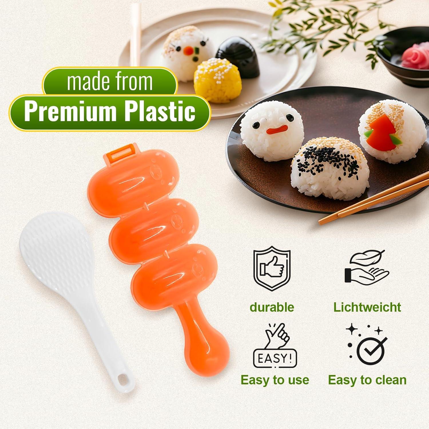 Molde para Hacer Bolas de Arroz Upoomart con Agitadores y Espátulas