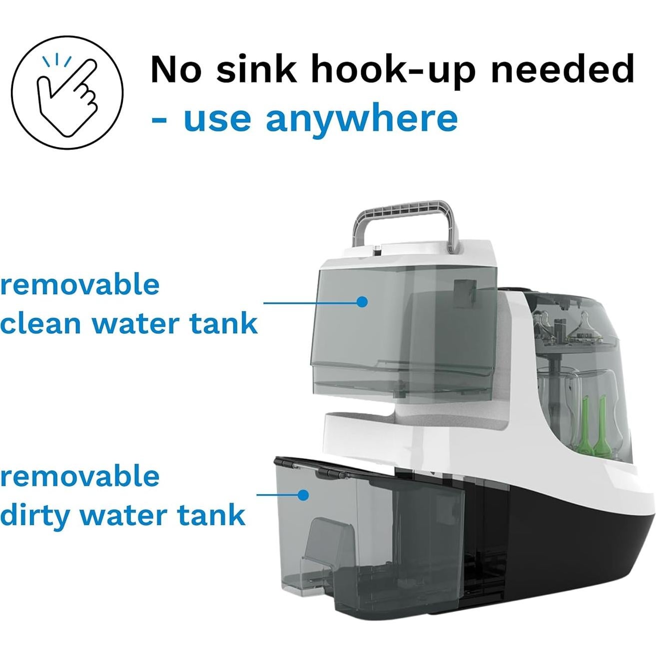 Lavadora de Botellas Baby Brezza Pro - Esterilizador y Secadora