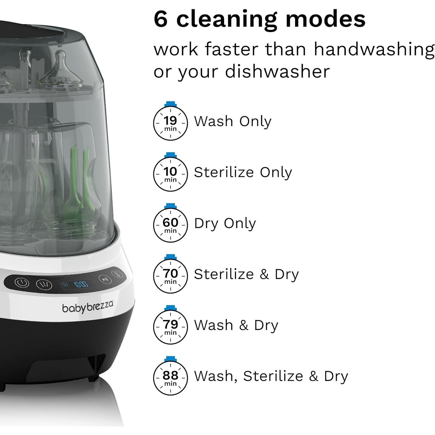 Lavadora de Botellas Baby Brezza Pro - Esterilizador y Secadora