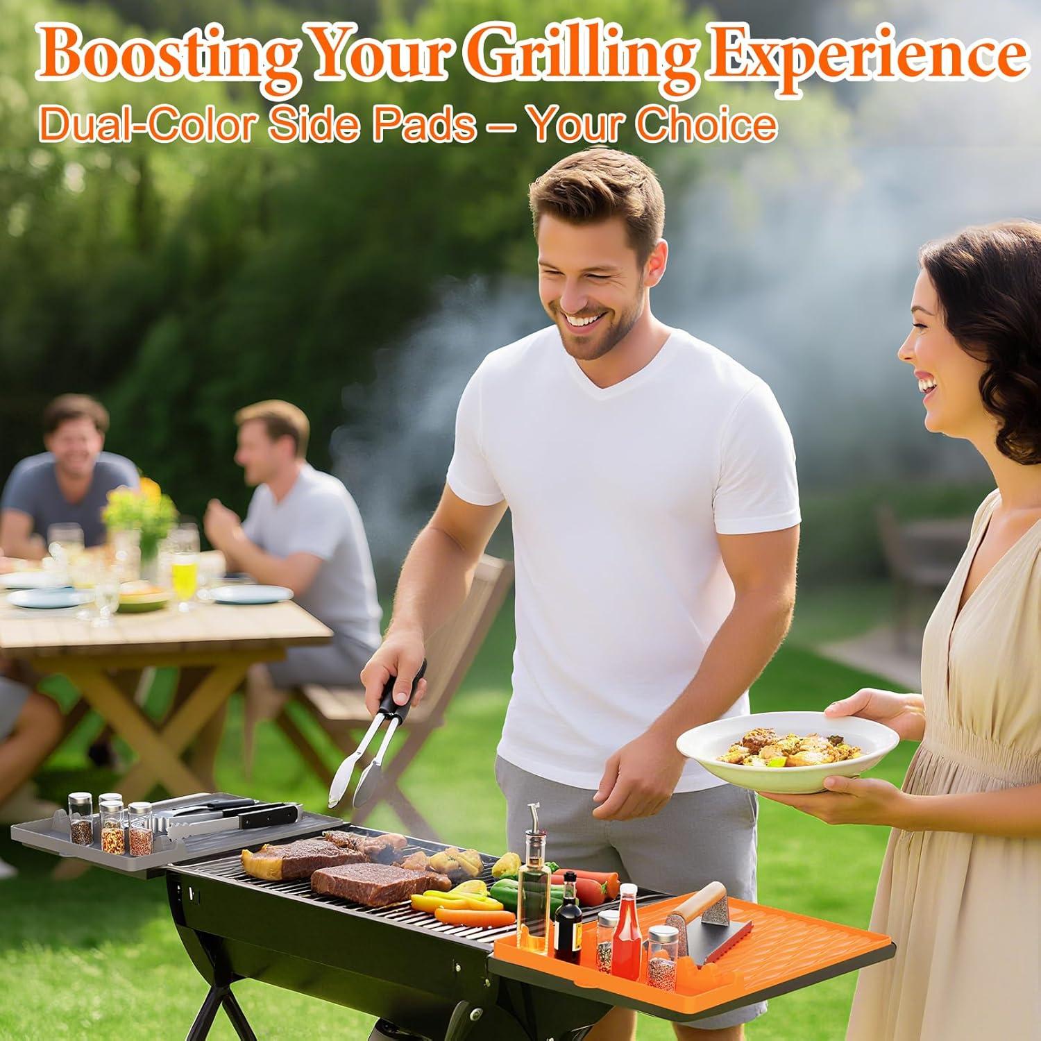 Juego de 2 Tapetes de Silicona Blackstone 40x28 cm Antideslizantes