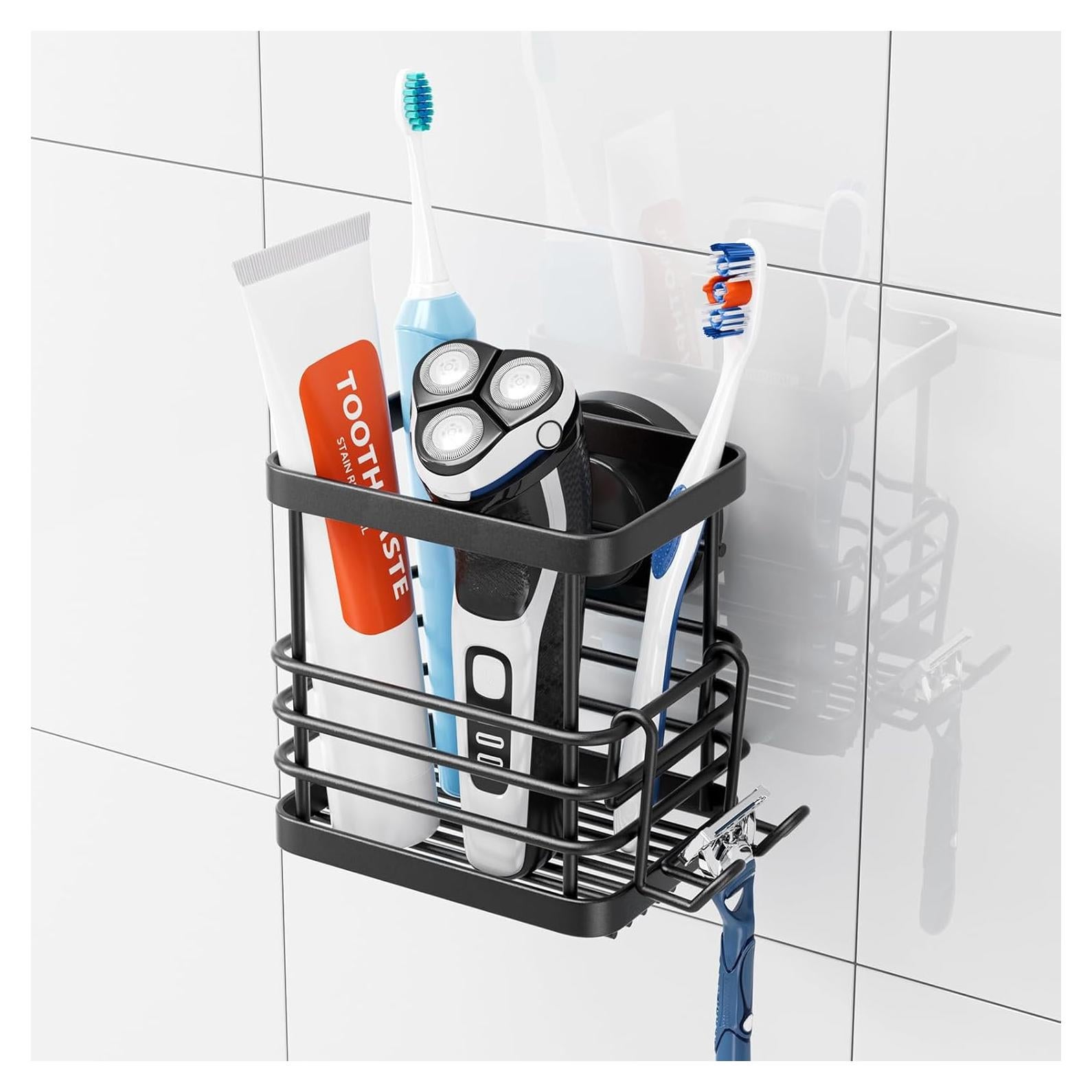 Soporte de Cepillo de Dientes TAILI Negro Acero Inoxidable
