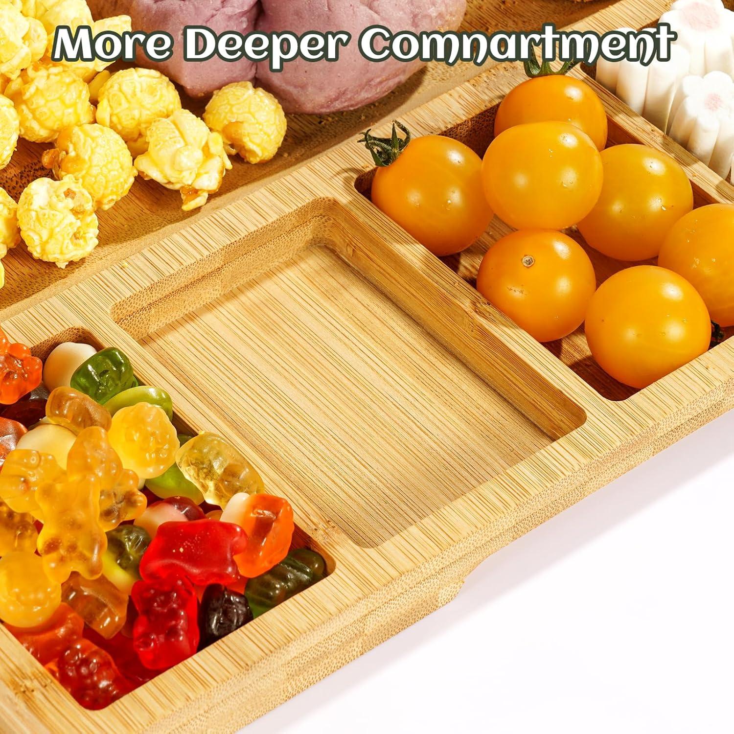 Juego de Tablas de Charcutería Zenxylo 2024 - Bambú 39.9x29.9 cm