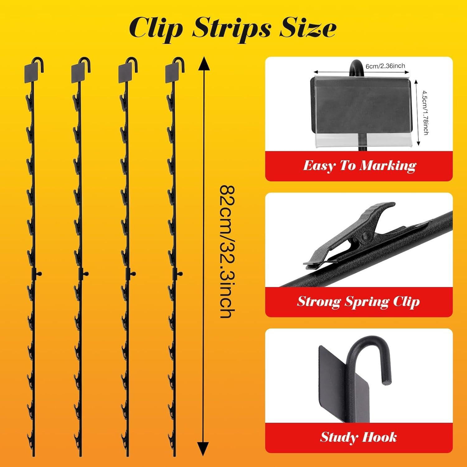 Soporte para exhibición de chips Tongyuyan 81 cm 12 clips