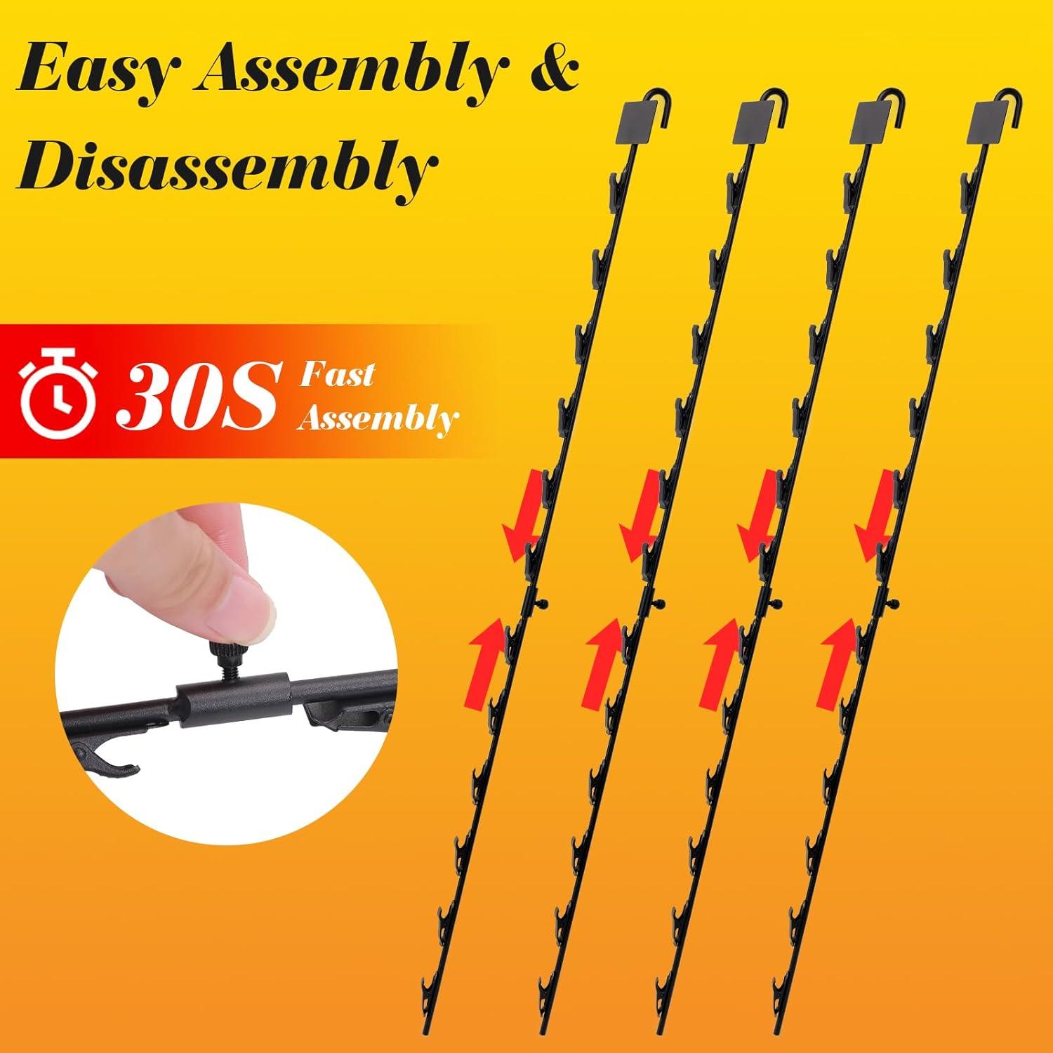 Soporte para exhibición de chips Tongyuyan 81 cm 12 clips