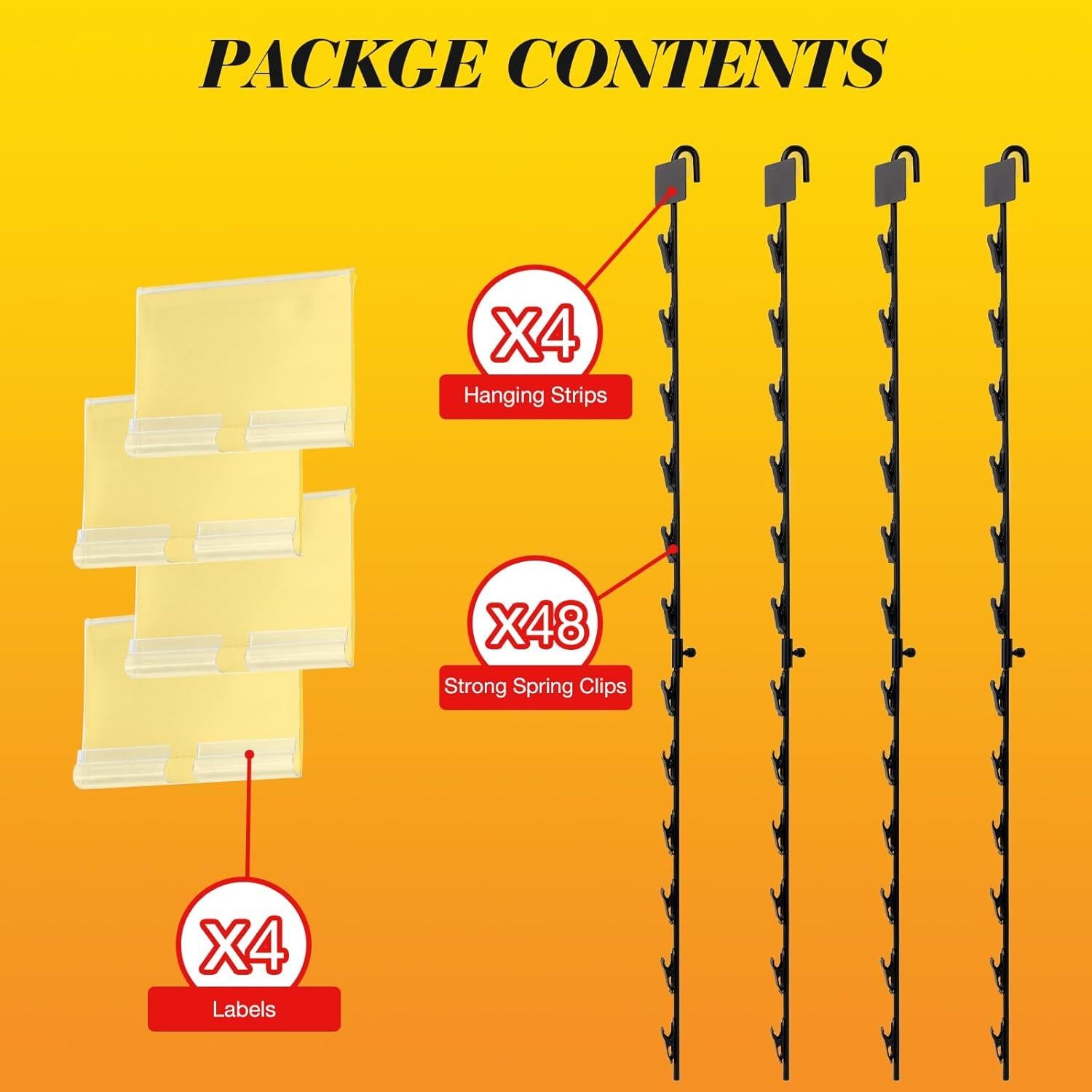 Soporte para exhibición de chips Tongyuyan 81 cm 12 clips