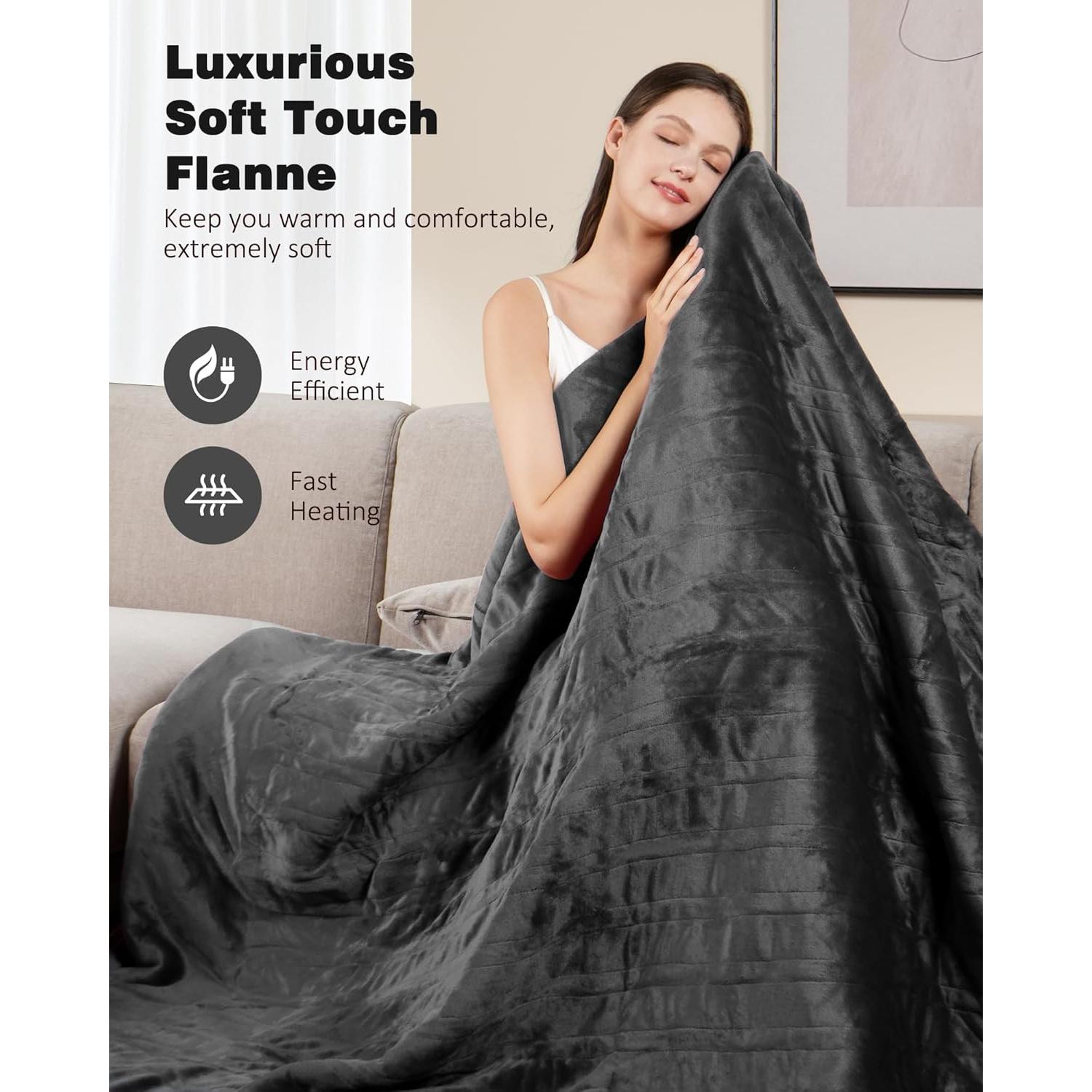 Manta Eléctrica Yokimisu 127x152 cm 9 Niveles Calentamiento