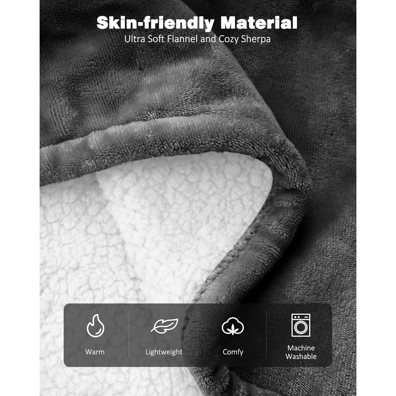 Manta Eléctrica Yokimisu 127x152 cm 9 Niveles Calentamiento