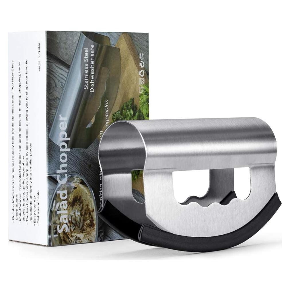 Cortador de Ensalada Doble Hoja Boyan Acero Inoxidable 15 cm