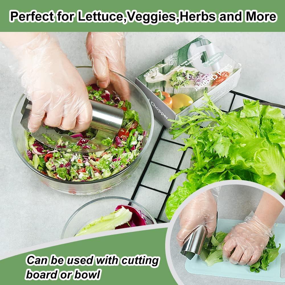 Cortador de Ensalada Doble Hoja Boyan Acero Inoxidable 15 cm