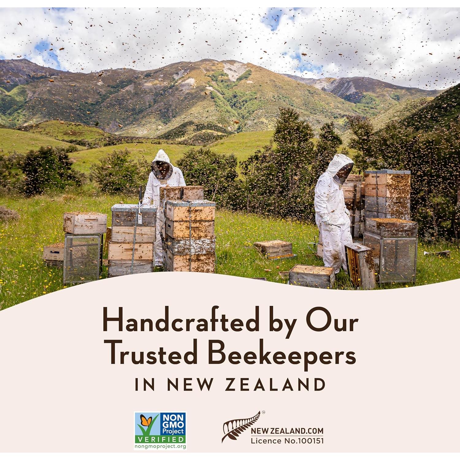 Miel de Manuka Cruda Wedderspoon 50+ MGO 250g Nueva Zelanda