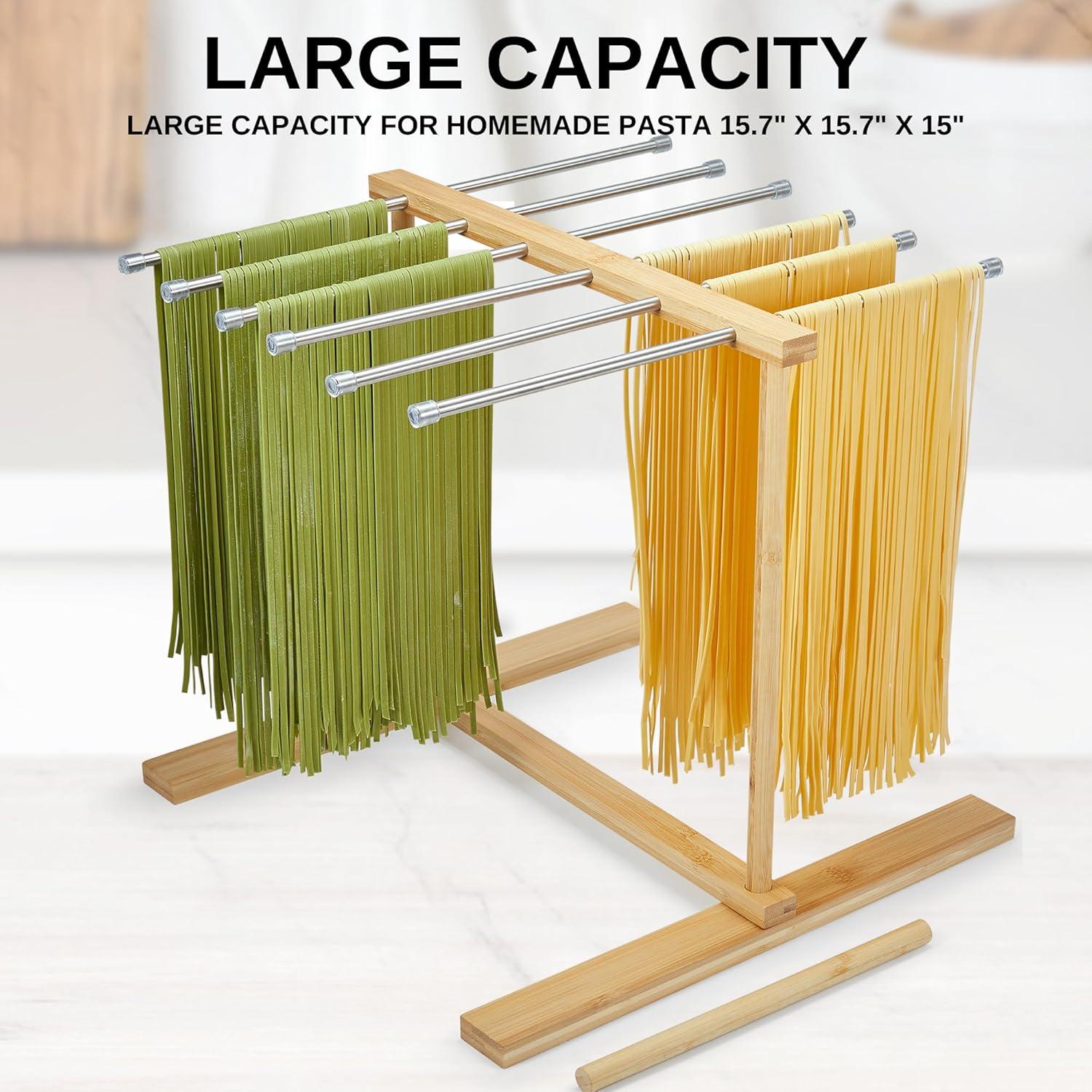 Soporte para Secar Pasta MUMSUNG Grande Acero Inoxidable 39.9x39.9x38.1 cm