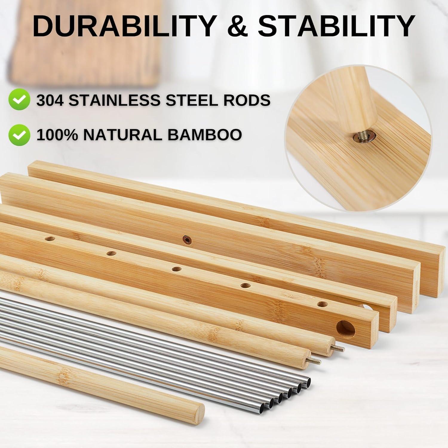 Soporte para Secar Pasta MUMSUNG Grande Acero Inoxidable 39.9x39.9x38.1 cm