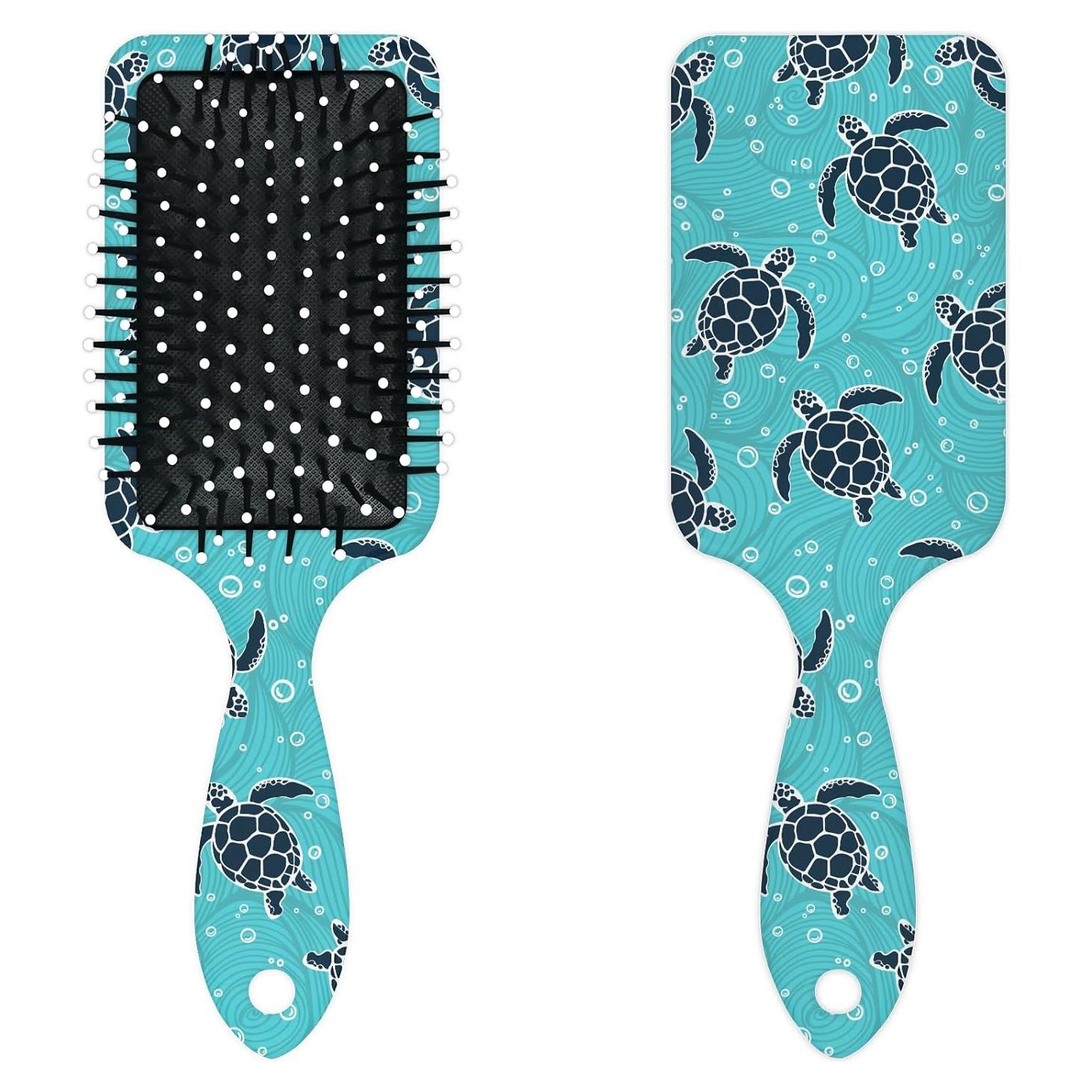 Cepillo Desenredante Ergonómico ADTASU - Cerdas Suaves para Cabello Rizado