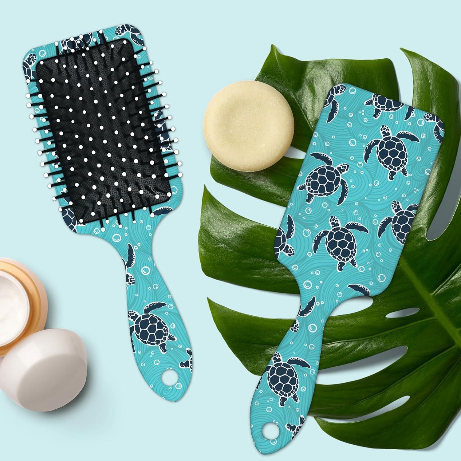 Cepillo Desenredante Ergonómico ADTASU - Cerdas Suaves para Cabello Rizado