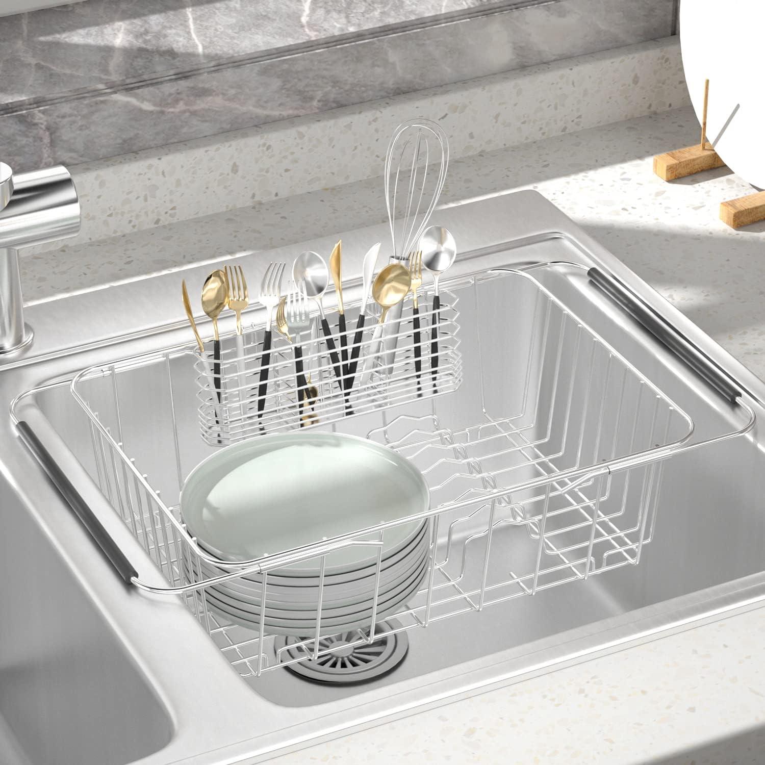 Soporte de Utensilios JAQ para Fregadero Acero Inoxidable 304