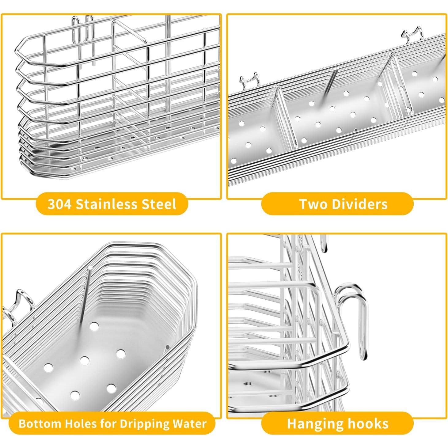 Soporte de Utensilios JAQ para Fregadero Acero Inoxidable 304