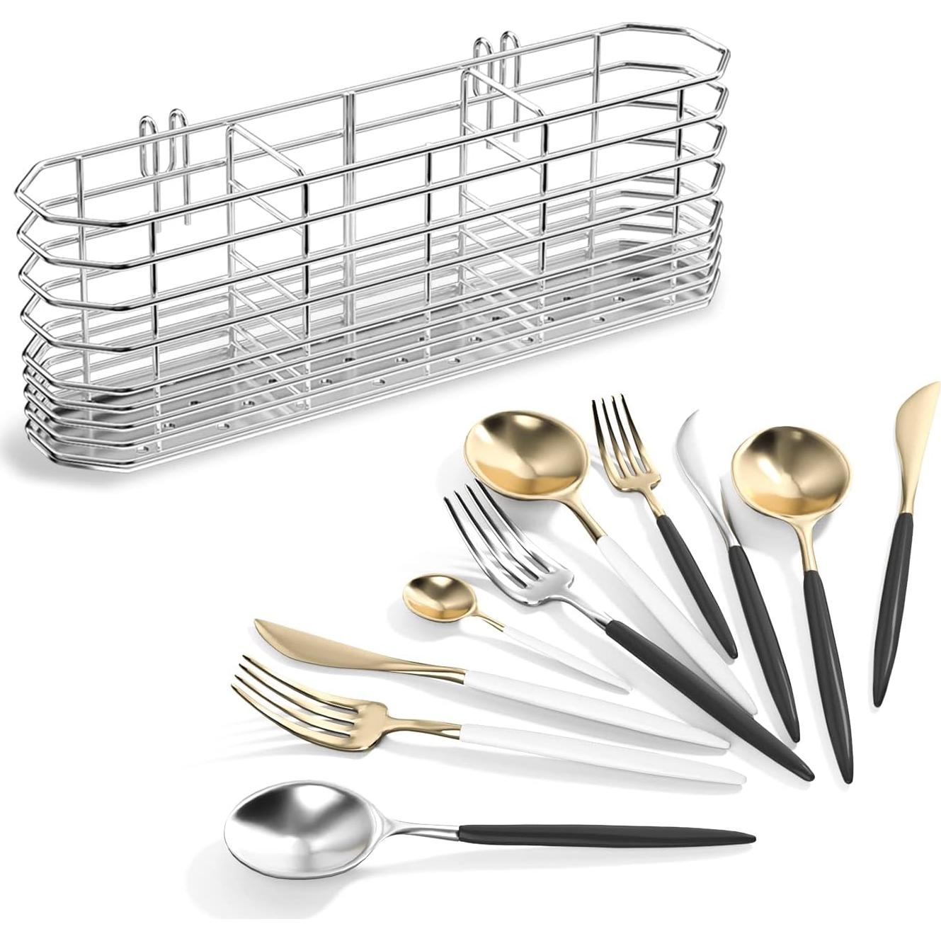 Soporte de Utensilios JAQ para Fregadero Acero Inoxidable 304