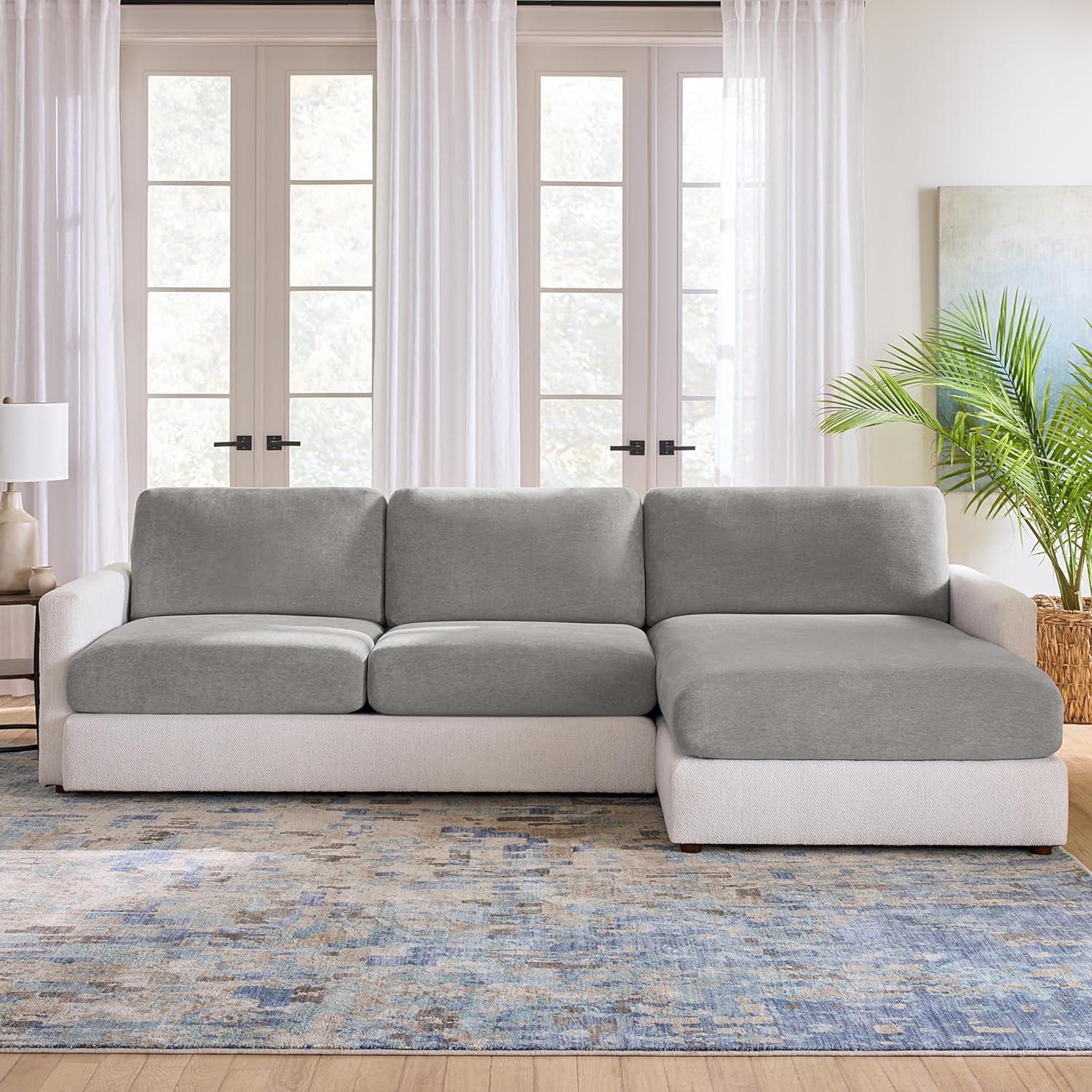 Funda de Sofá SureFit Cedar Stretch Texture Extra Grande