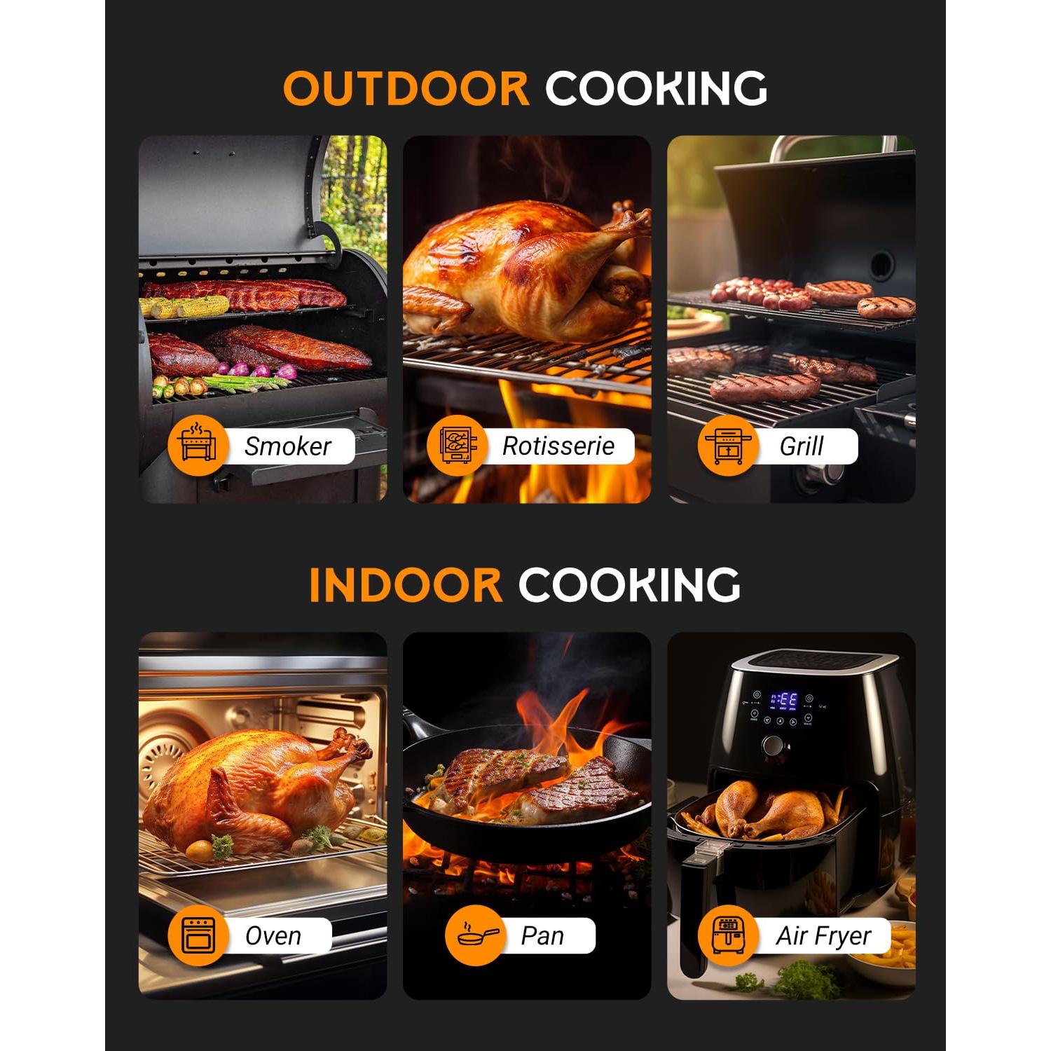 Termómetro de Carne Inalámbrico Thermomeat T-002 Bluetooth