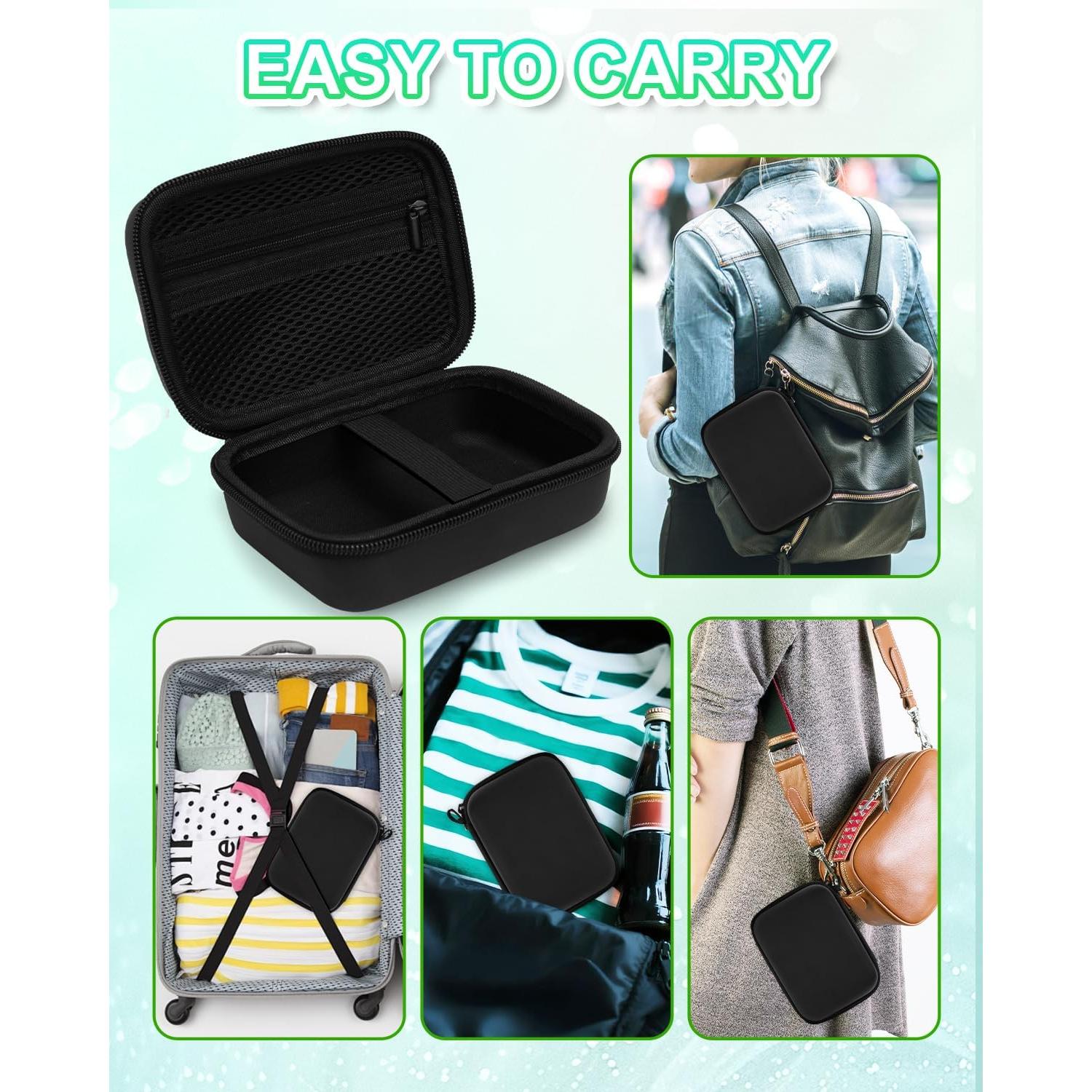 Funda EVA UCEC para Etiquetadora Phomemo D30 y más - Negro