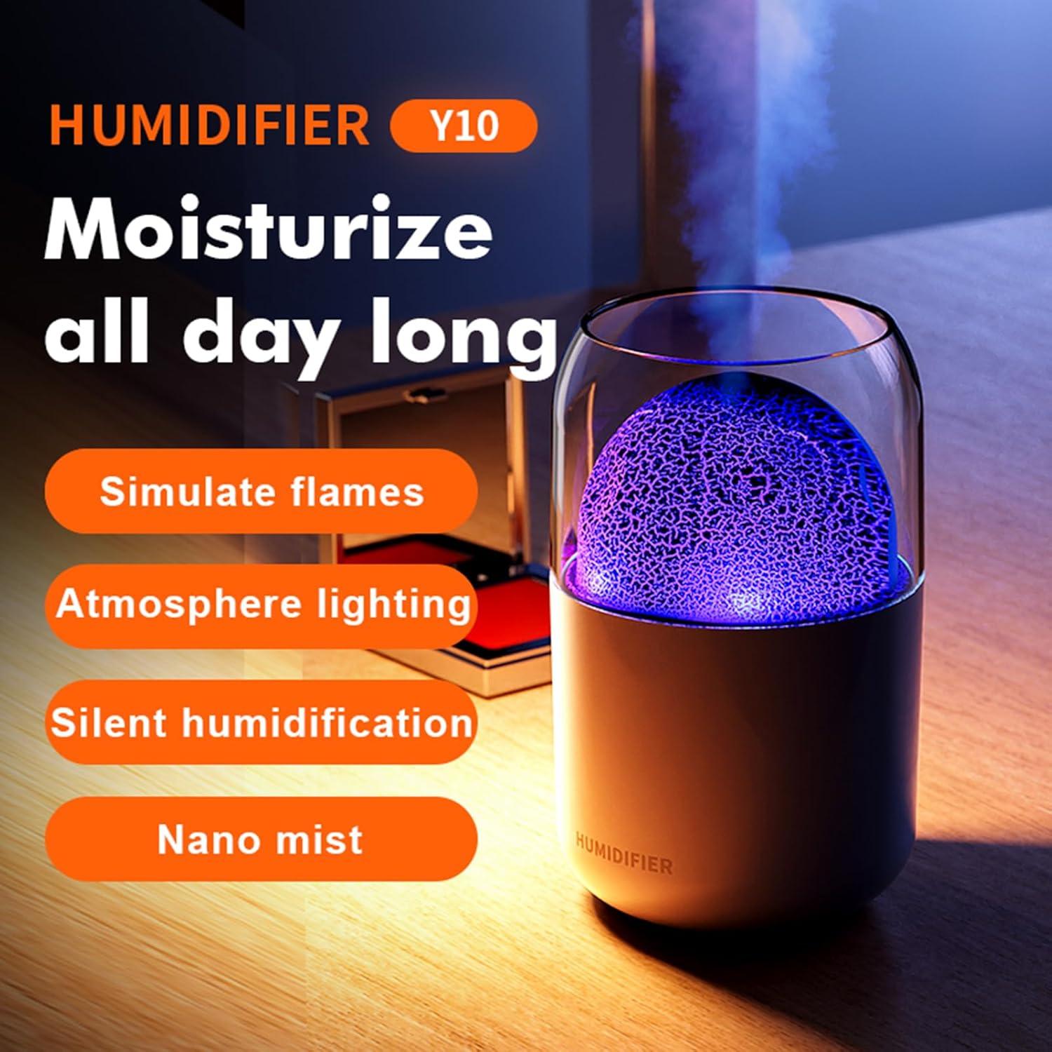 Humidificador Portátil DIKTOYOU Y10 300ml USB Azul Silencioso