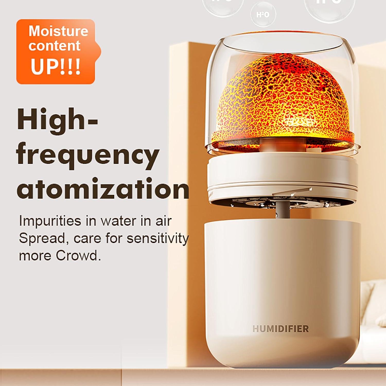 Humidificador Portátil DIKTOYOU Y10 300ml USB Azul Silencioso