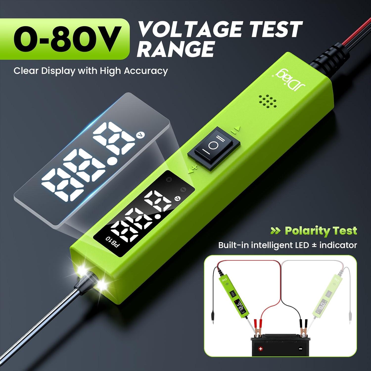 Probador de Circuitos Automotriz JDIAG PB10 0-80V Continuidad